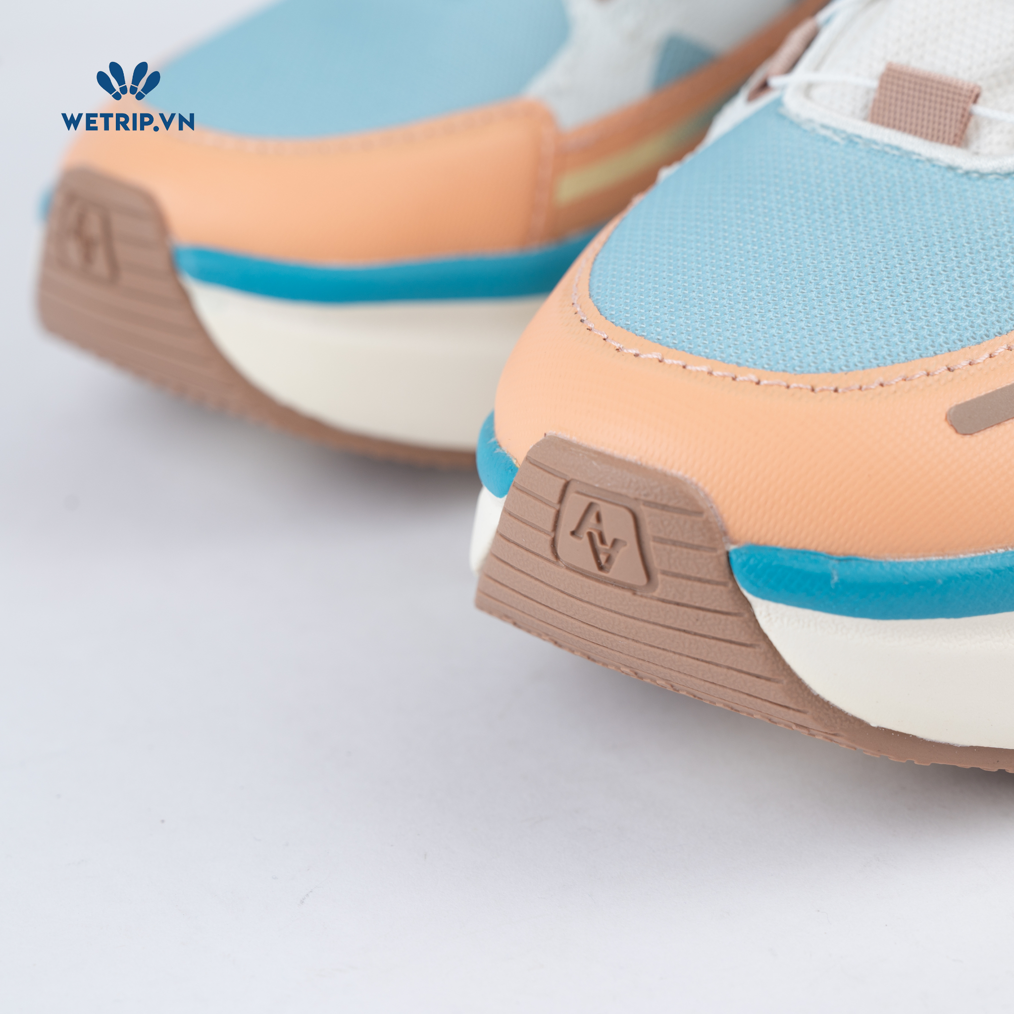 Sneakers Akiii Classic (Cam Phối Xanh) Mã SN-AKCL-005-C