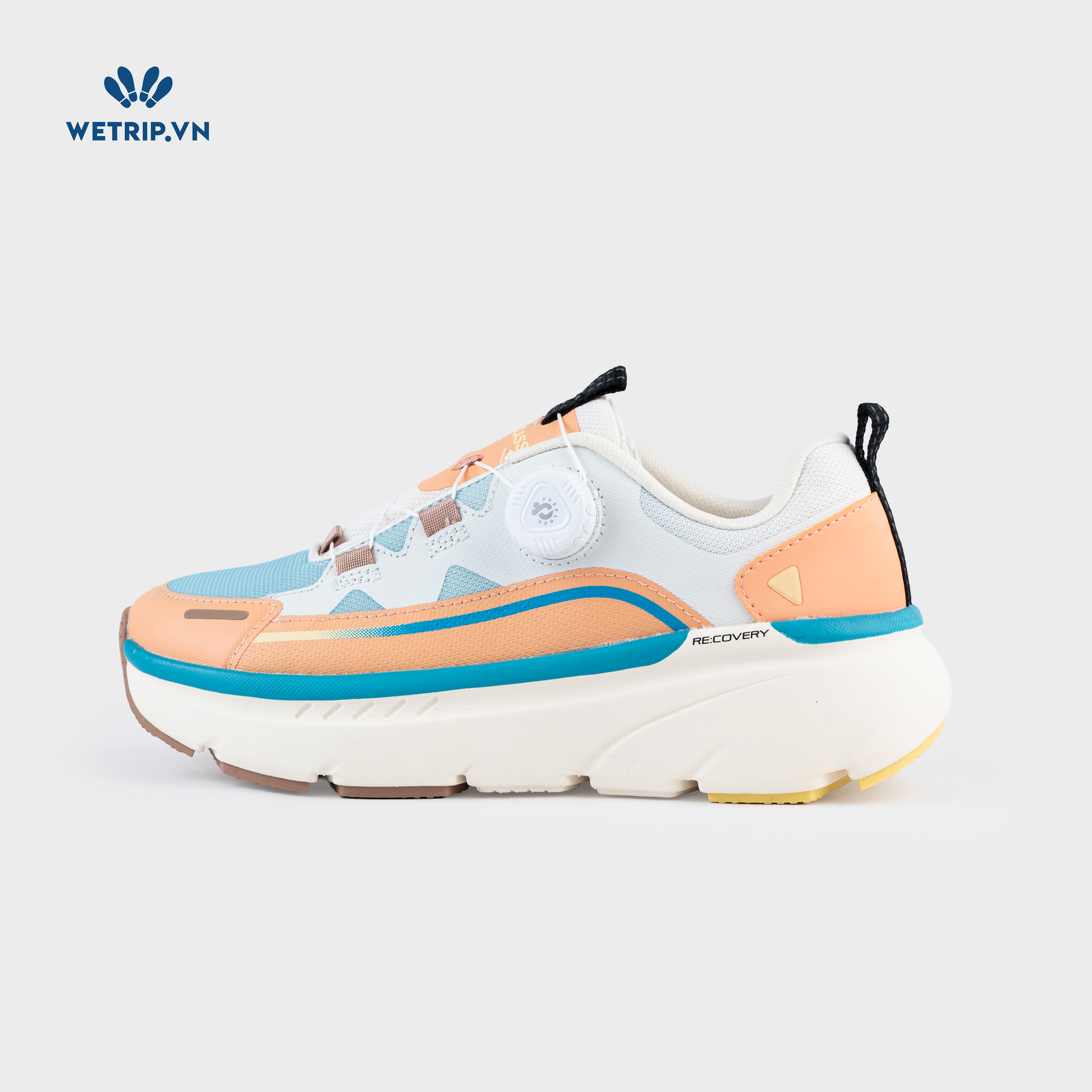 Sneakers Akiii Classic (Cam Phối Xanh) Mã SN-AKCL-005-C