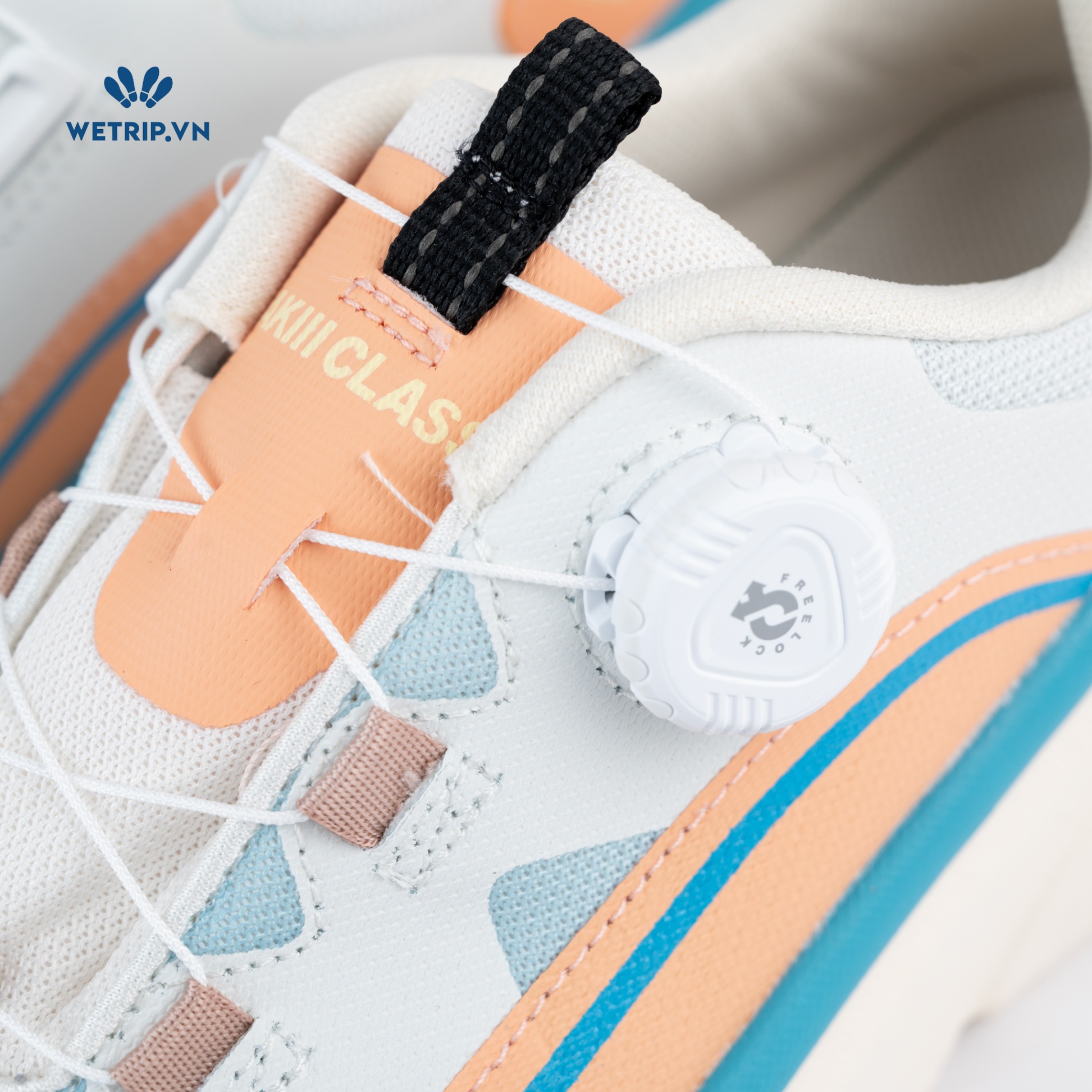 Sneakers Akiii Classic (Cam Phối Xanh) Mã SN-AKCL-005-C