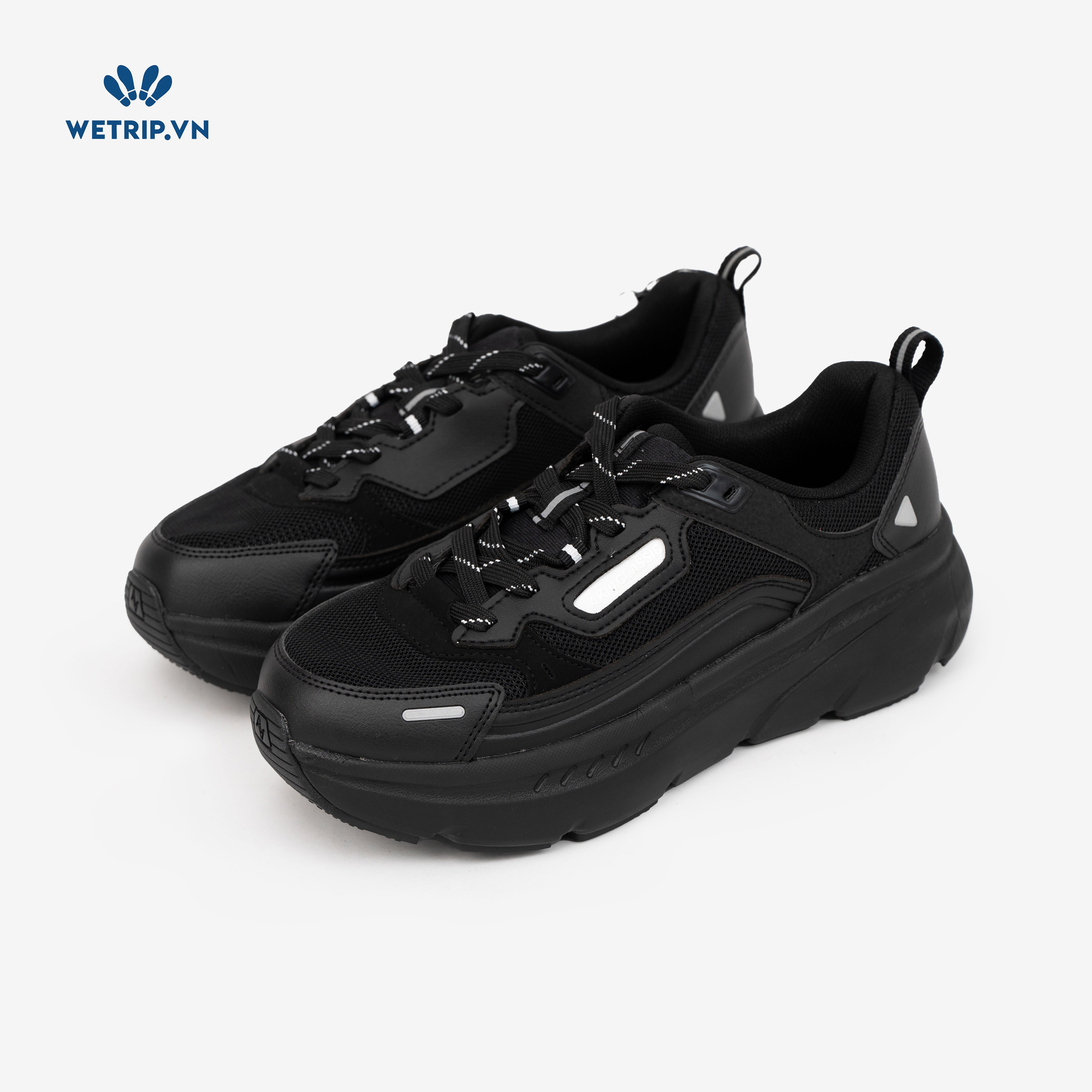 Sneakers Akiii Classic (Đen phối trắng) Mã SN-AKCL-007-A2