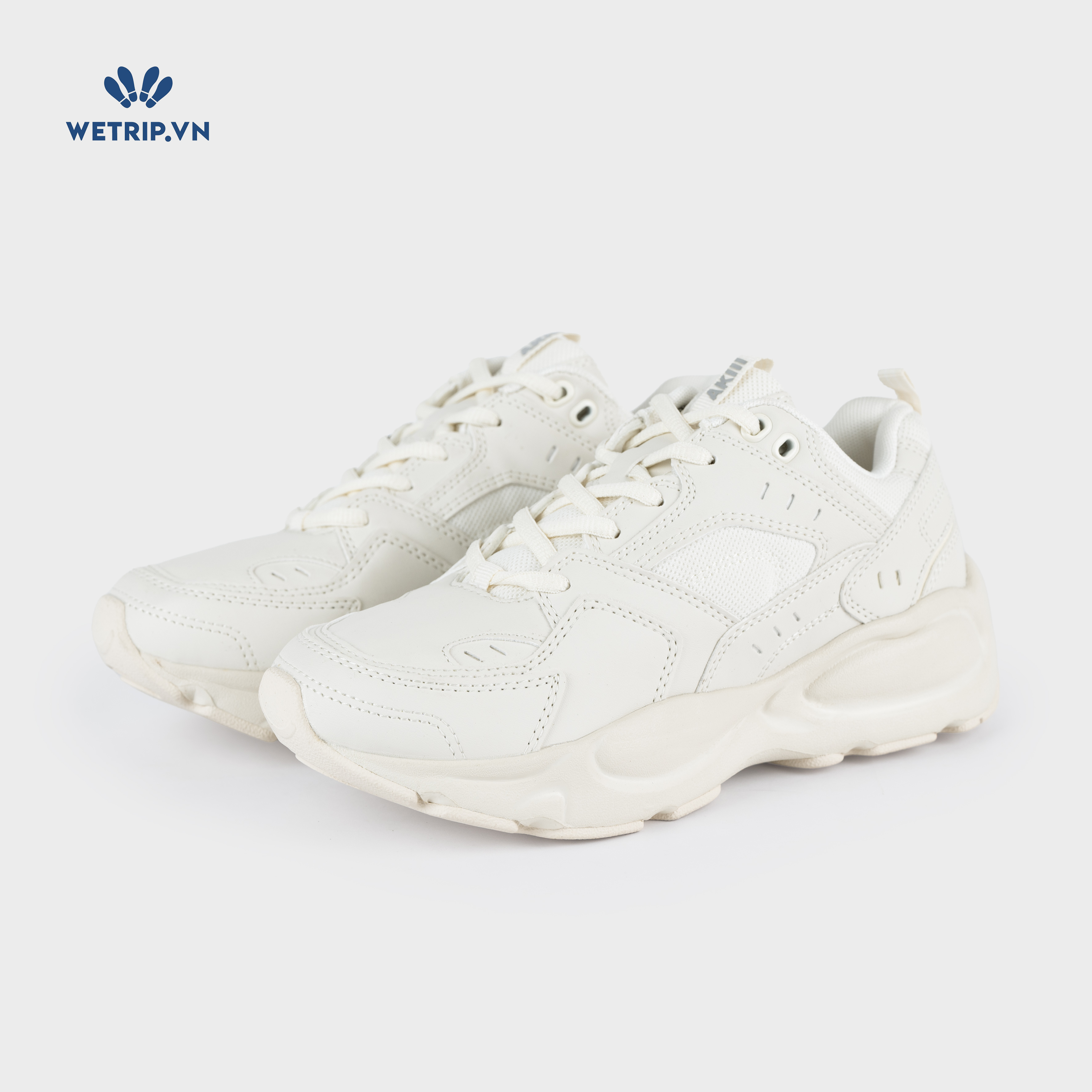 Sneakers Akiii Classic (Kem Đậm) Mã SN-AKCL-017-C