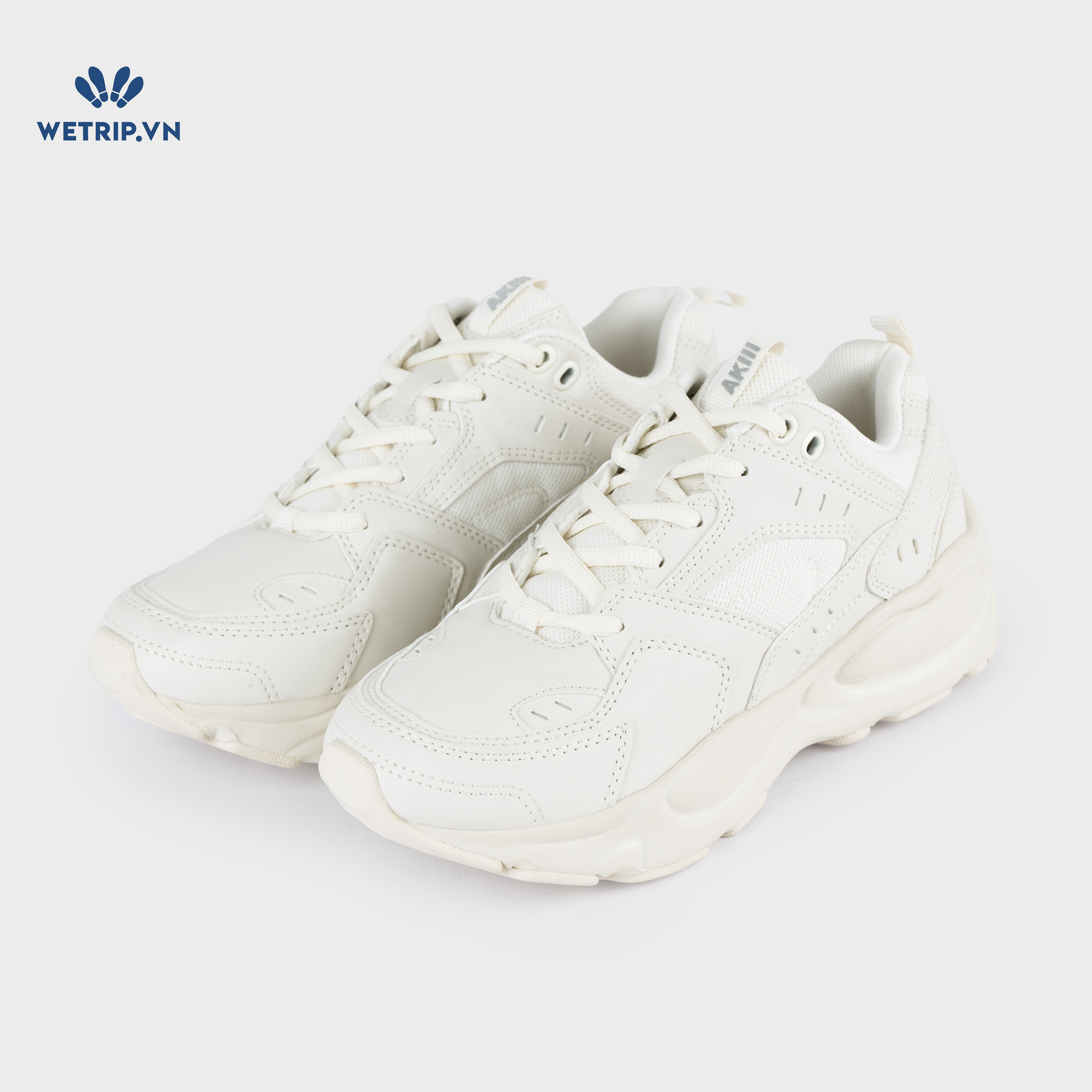 Sneakers Akiii Classic (Kem Đậm) Mã SN-AKCL-017-C