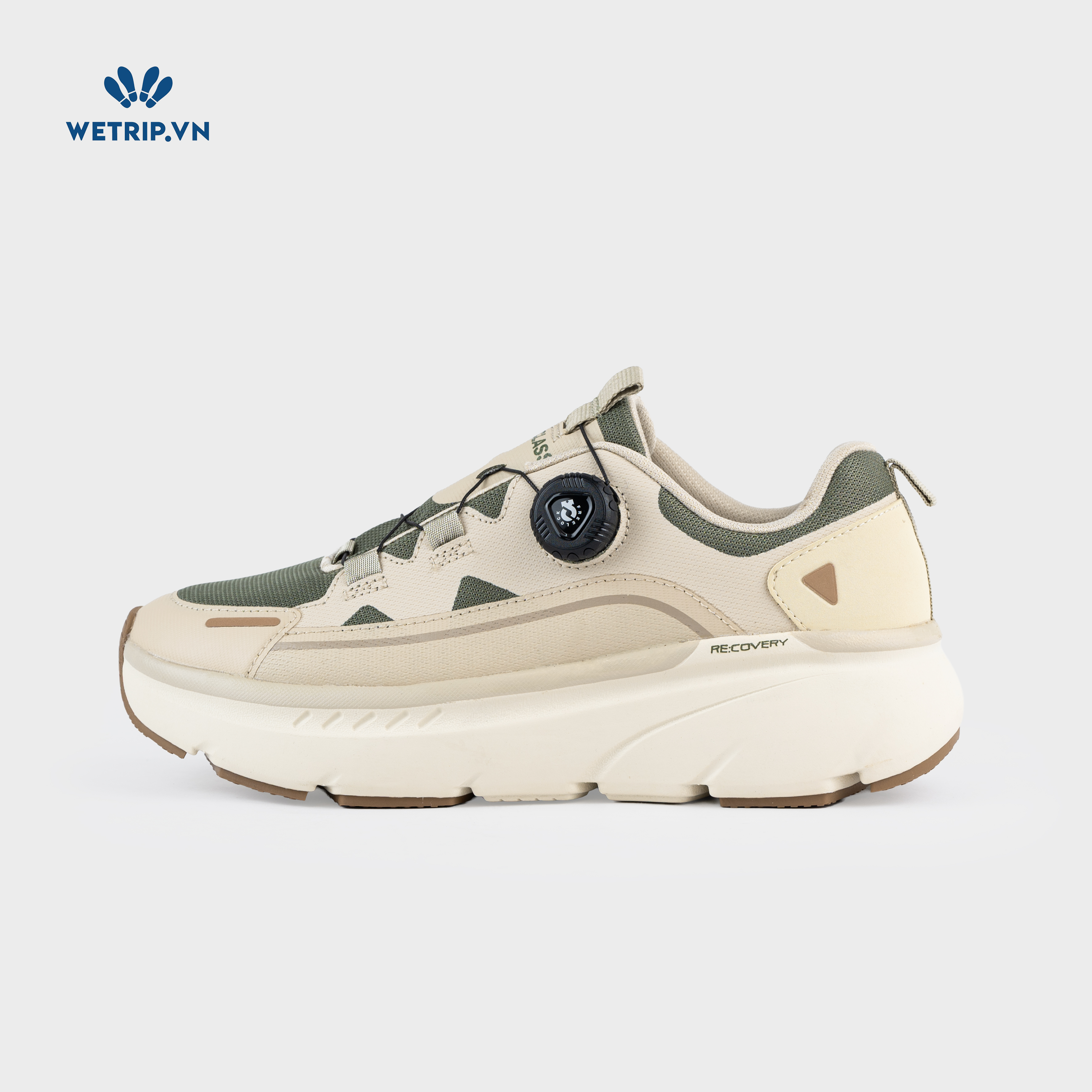 Sneakers Akiii Classic (Kem phối xanh) Mã SN-AKCL-005-I