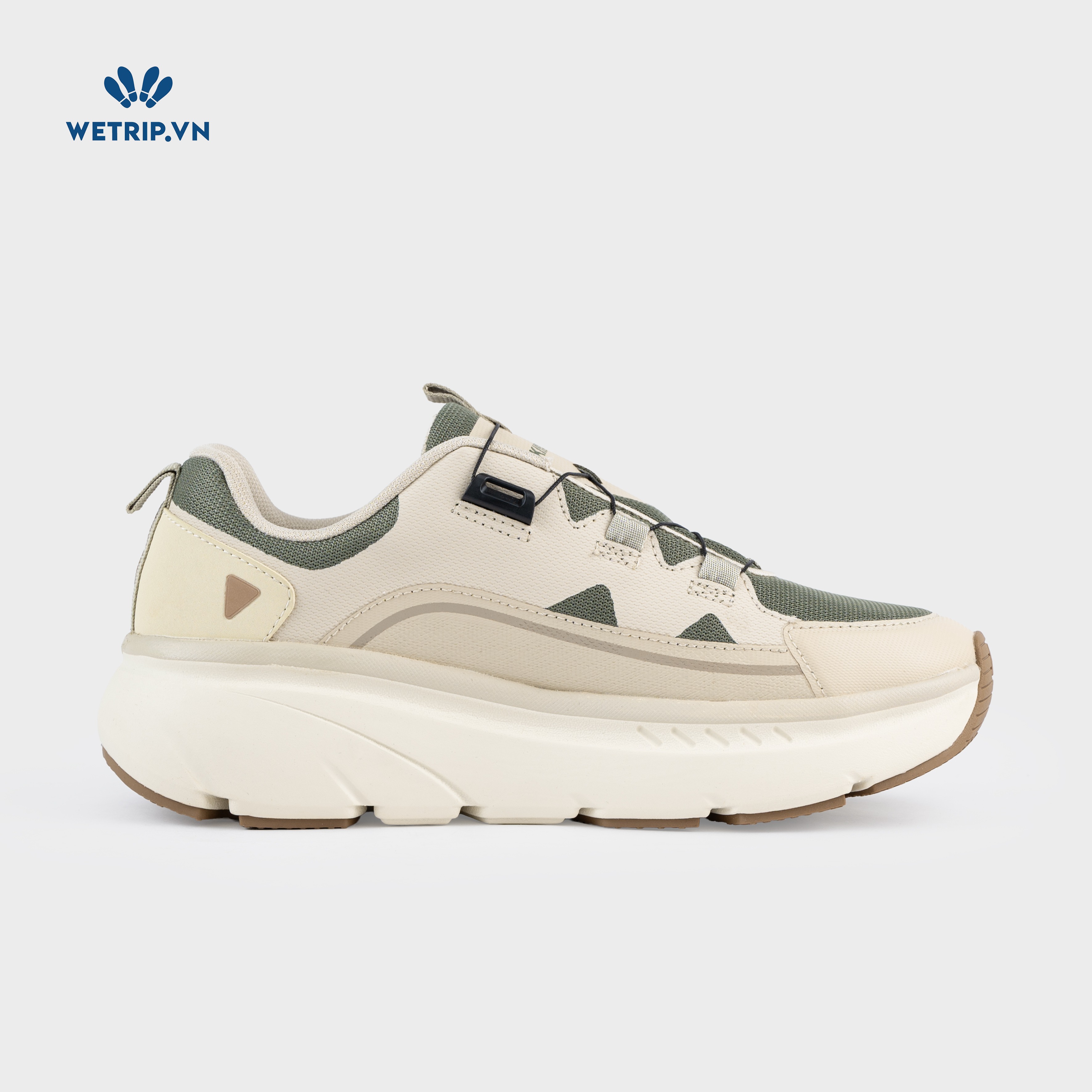 Sneakers Akiii Classic (Kem phối xanh) Mã SN-AKCL-005-I