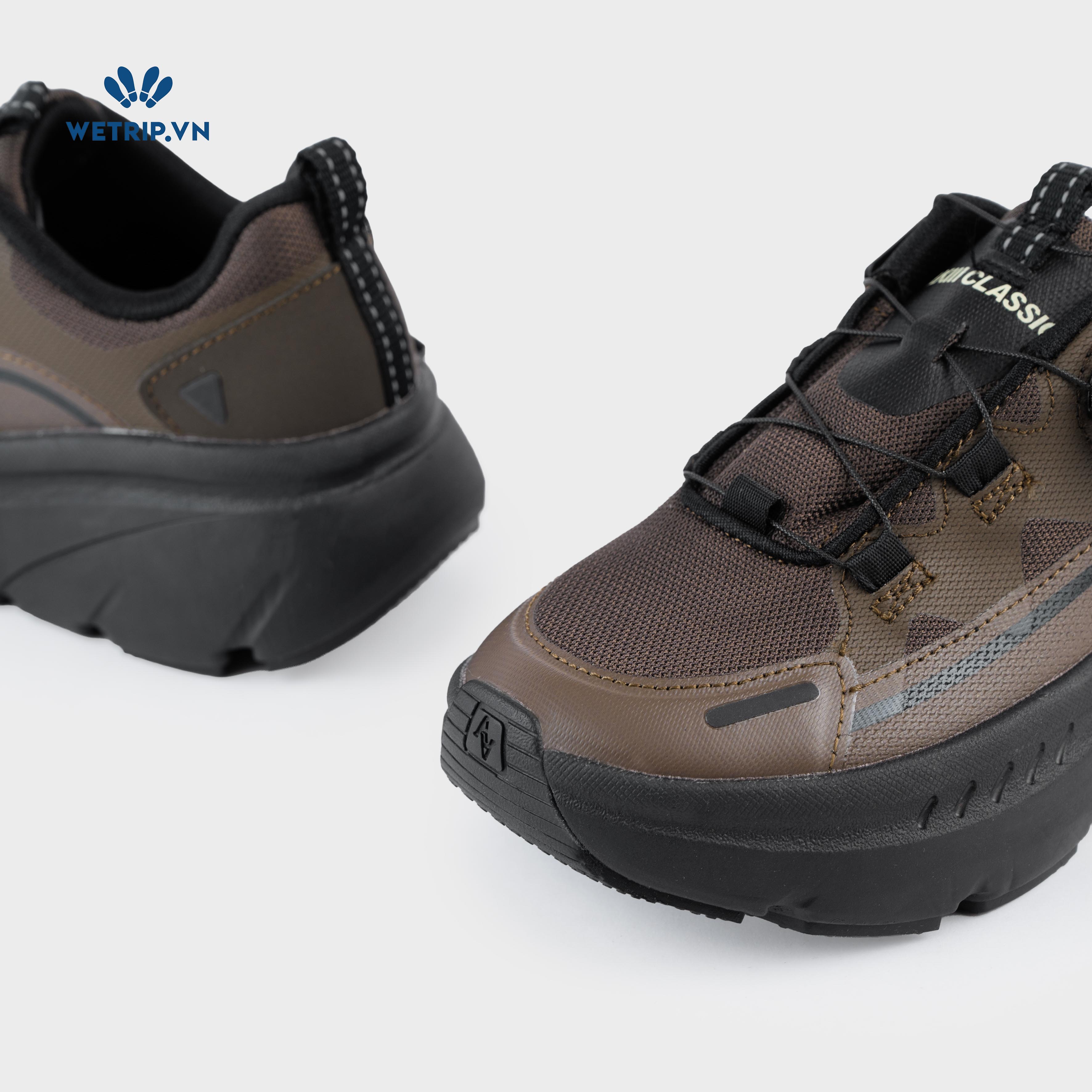Sneakers Akiii Classic (Nâu đế đen) Mã SN-AKCL-005-H
