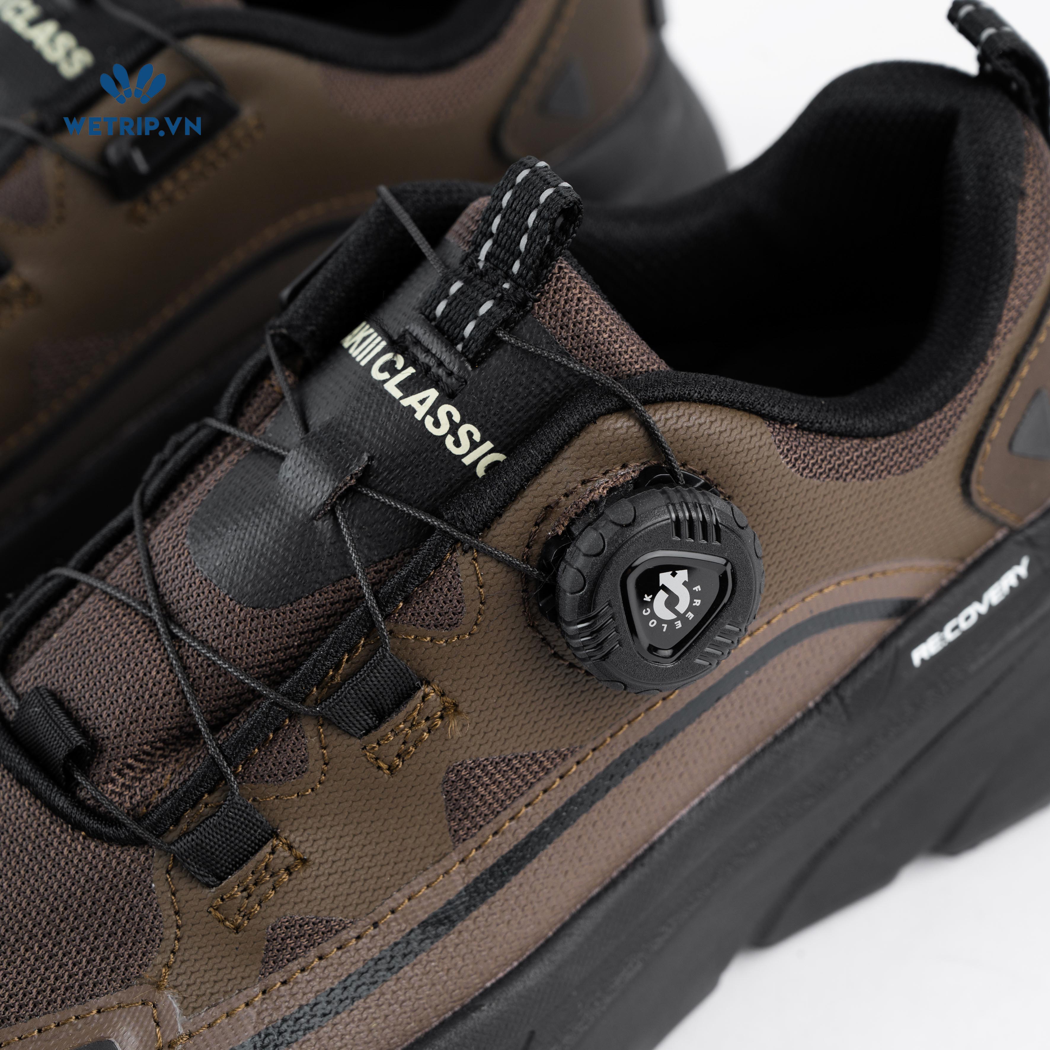 Sneakers Akiii Classic (Nâu đế đen) Mã SN-AKCL-005-H