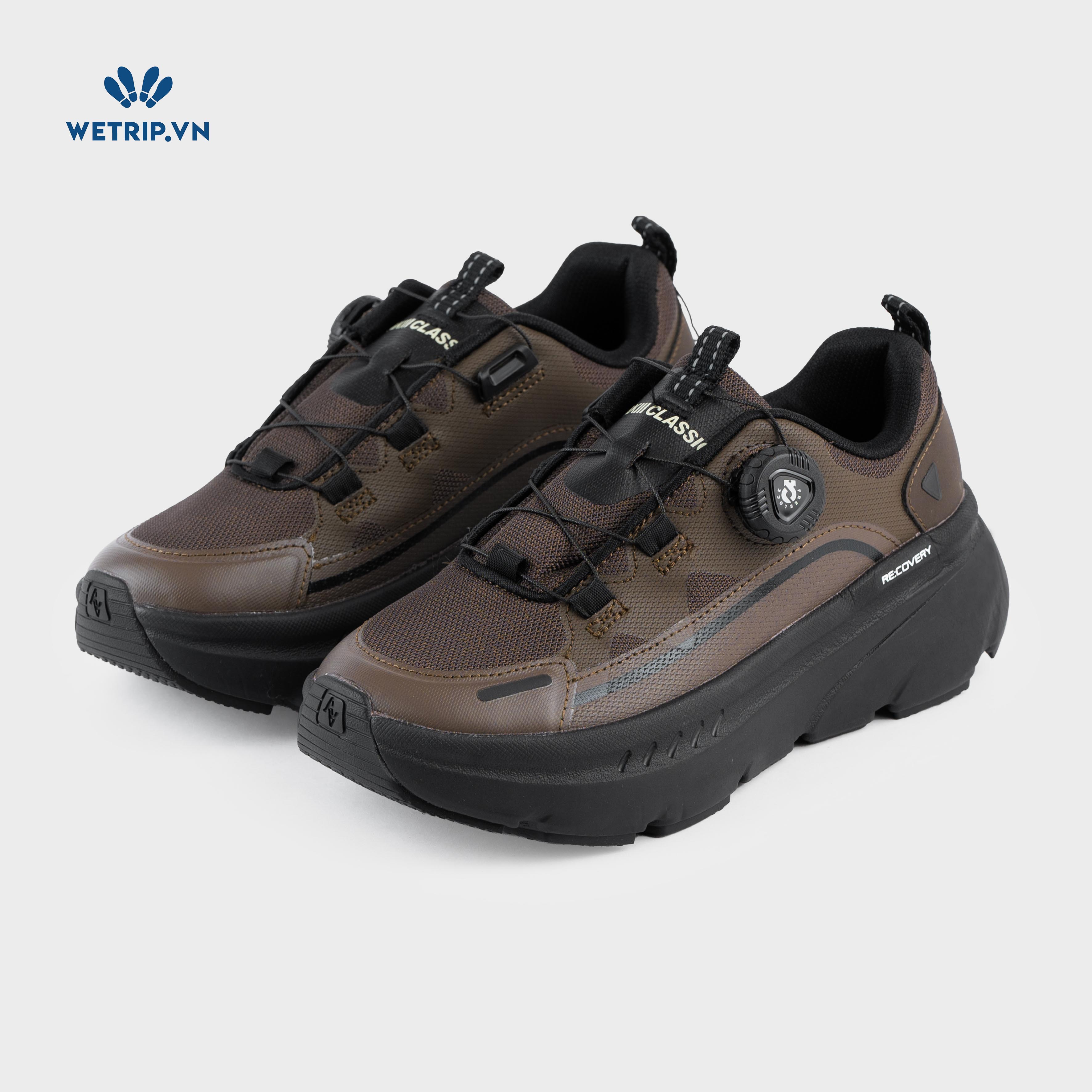 Sneakers Akiii Classic (Nâu đế đen) Mã SN-AKCL-005-H