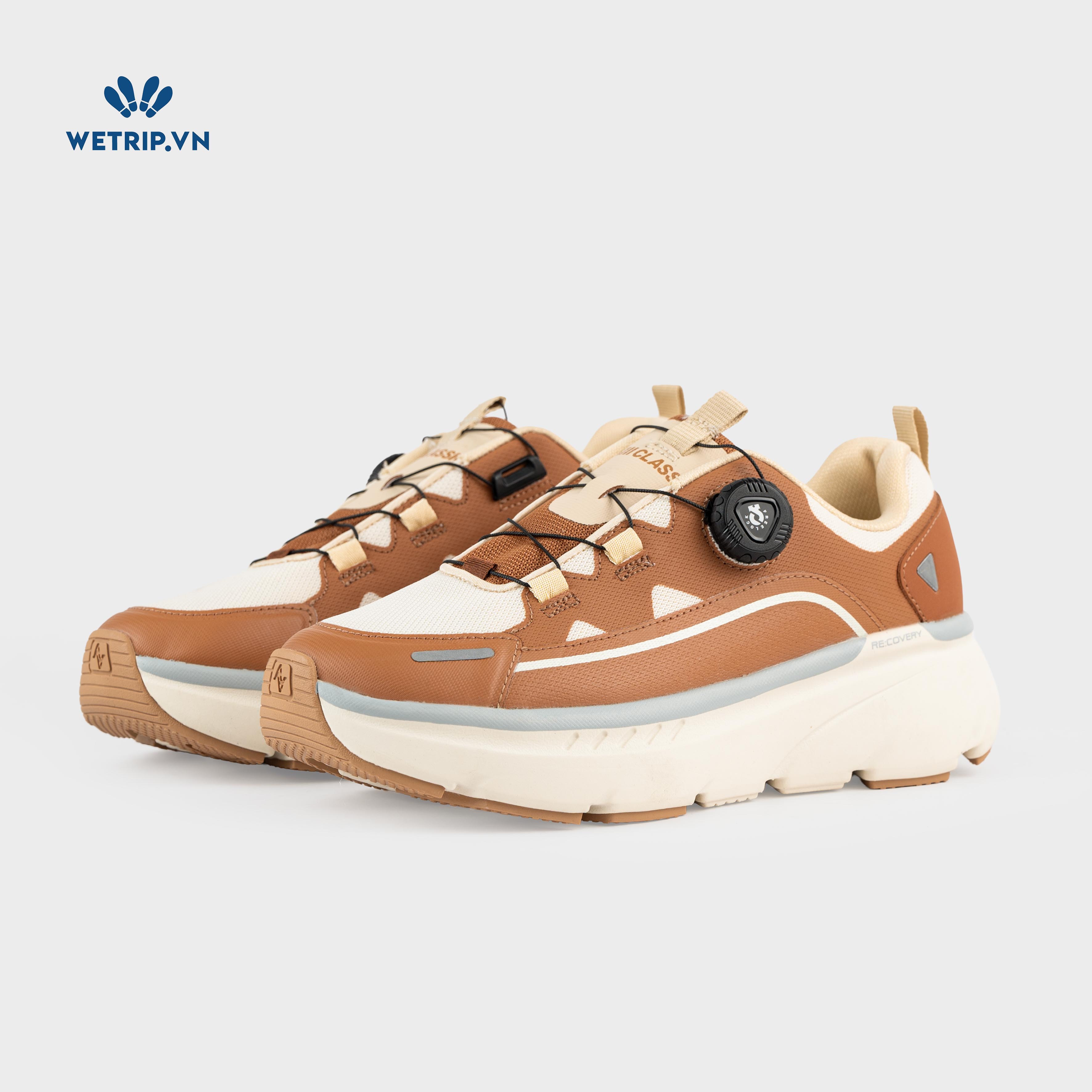 Sneakers Akiii Classic (Nâu phối kem) Mã SN-AKCL-005-J
