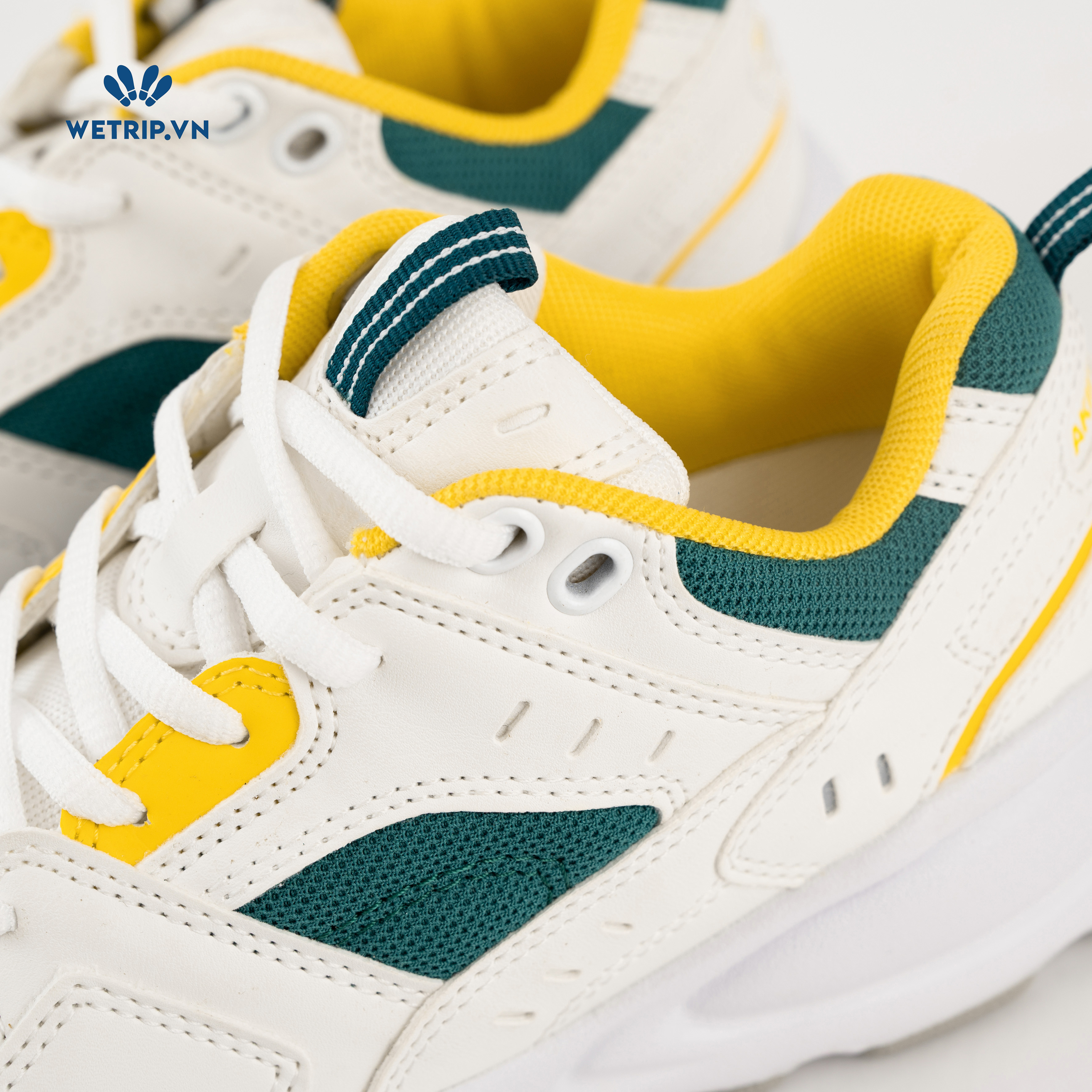 Sneakers Akiii Classic (Trắng, Xanh Lá) Mã SN-AKCL-017-A2