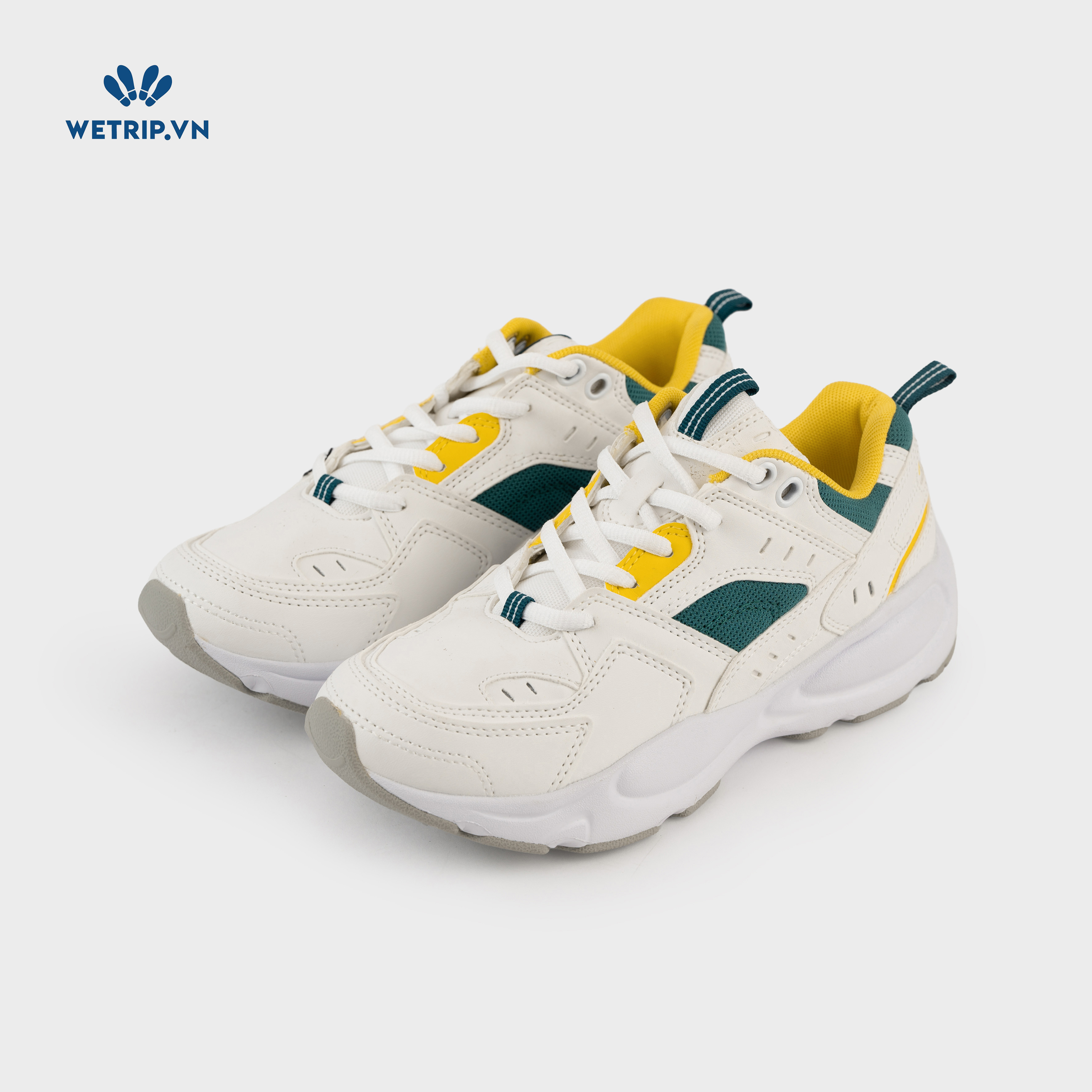Sneakers Akiii Classic (Trắng, Xanh Lá) Mã SN-AKCL-017-A2