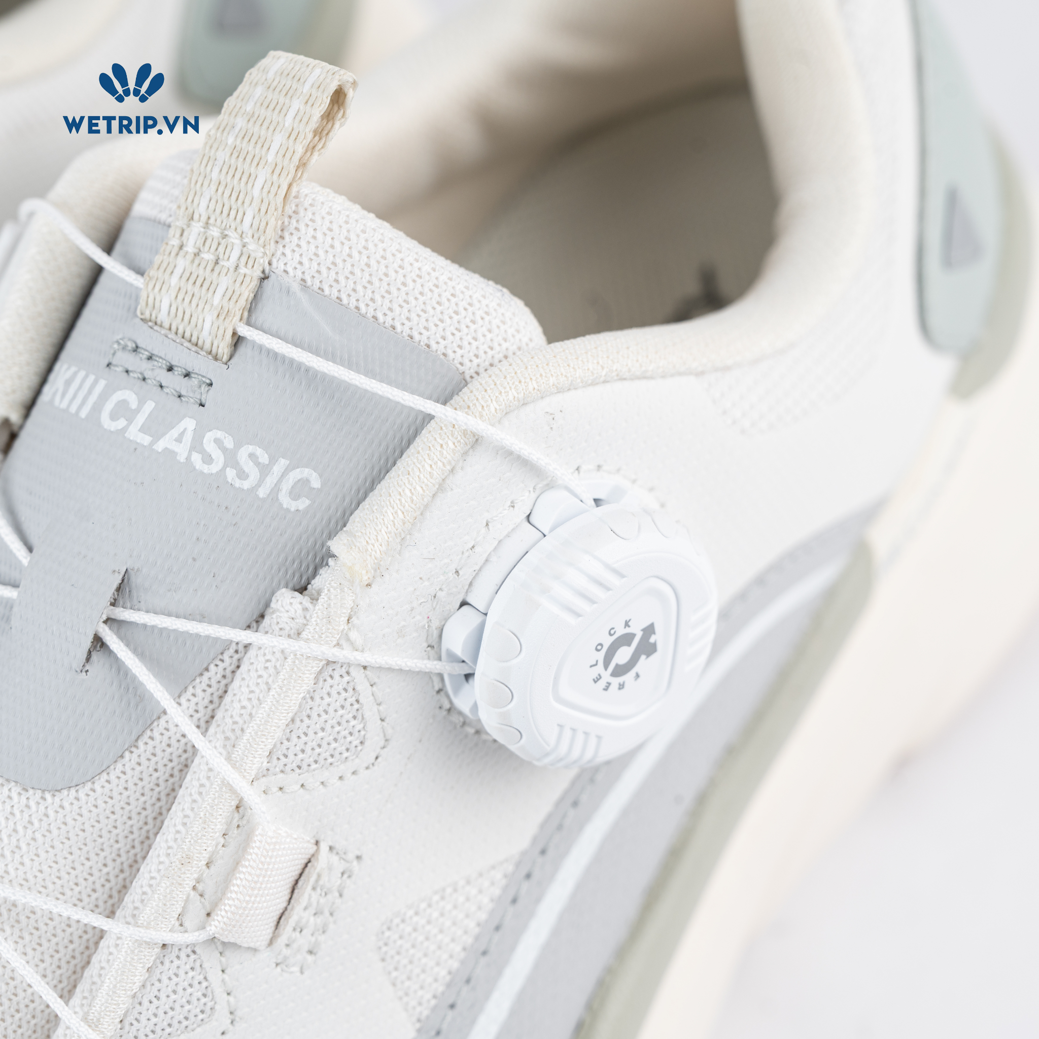 Sneakers Akiii Classic (Xám đế kem) Mã SN-AKCL-005-D1