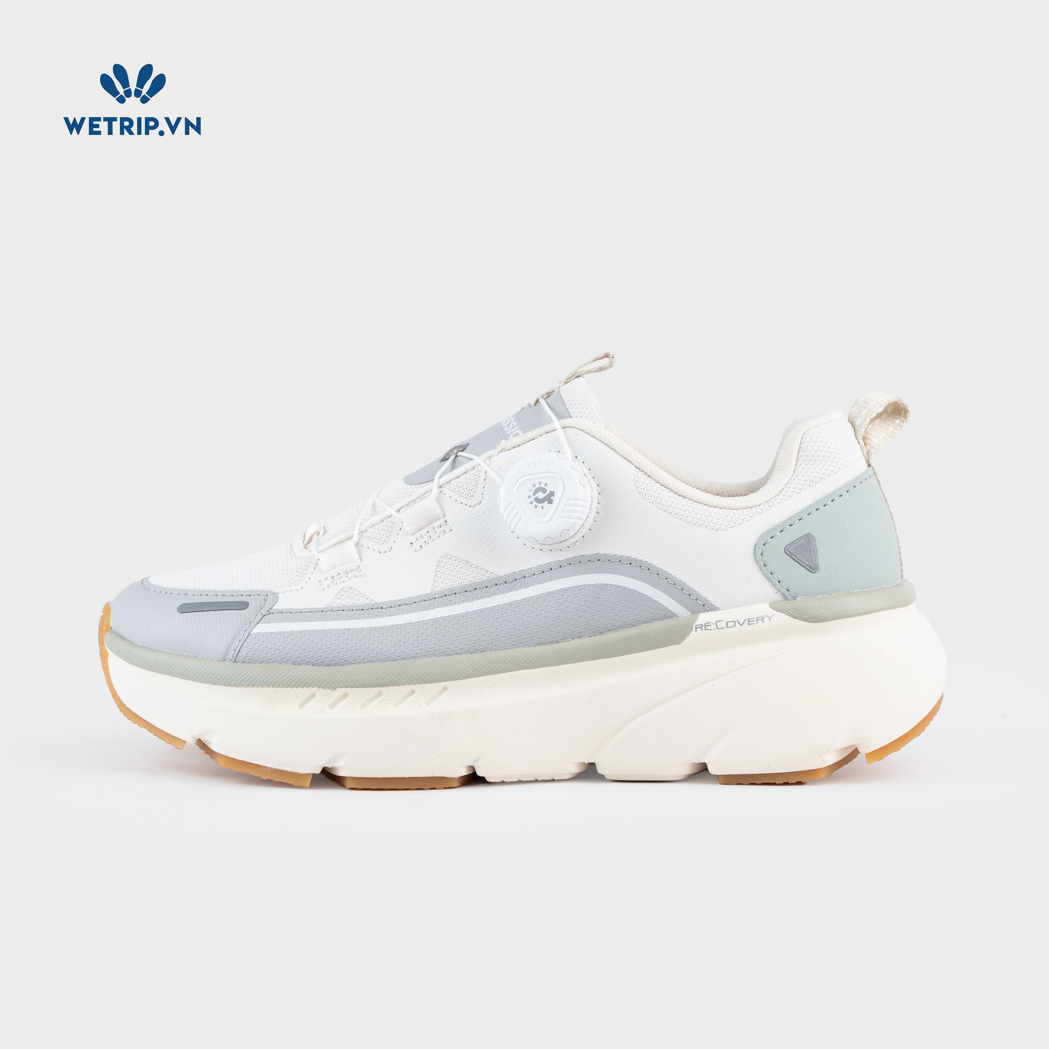 Sneakers Akiii Classic (Xám đế kem) Mã SN-AKCL-005-D1
