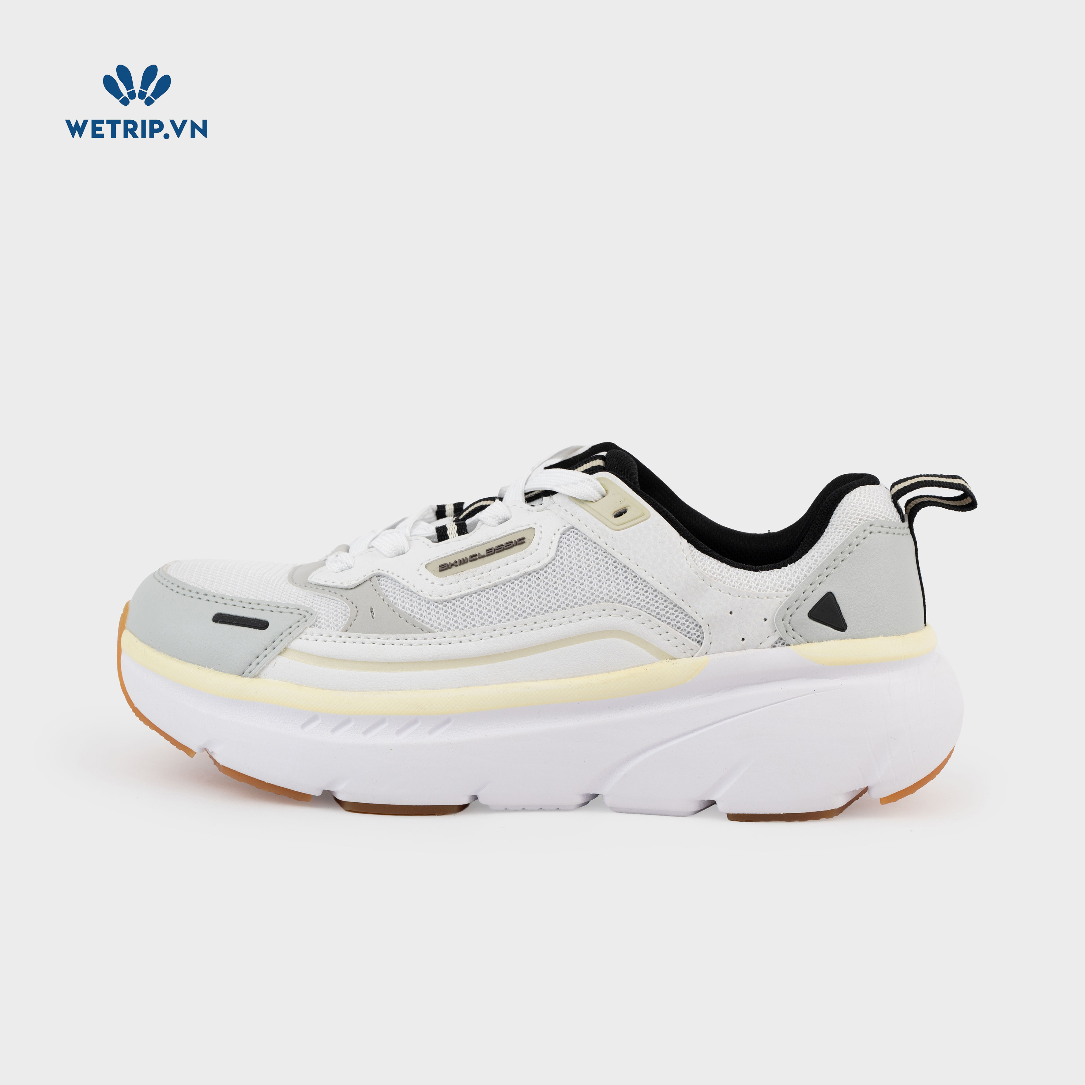 Sneakers Akiii Classic (Xám đế trắng) Mã SN-AKCL-007-I
