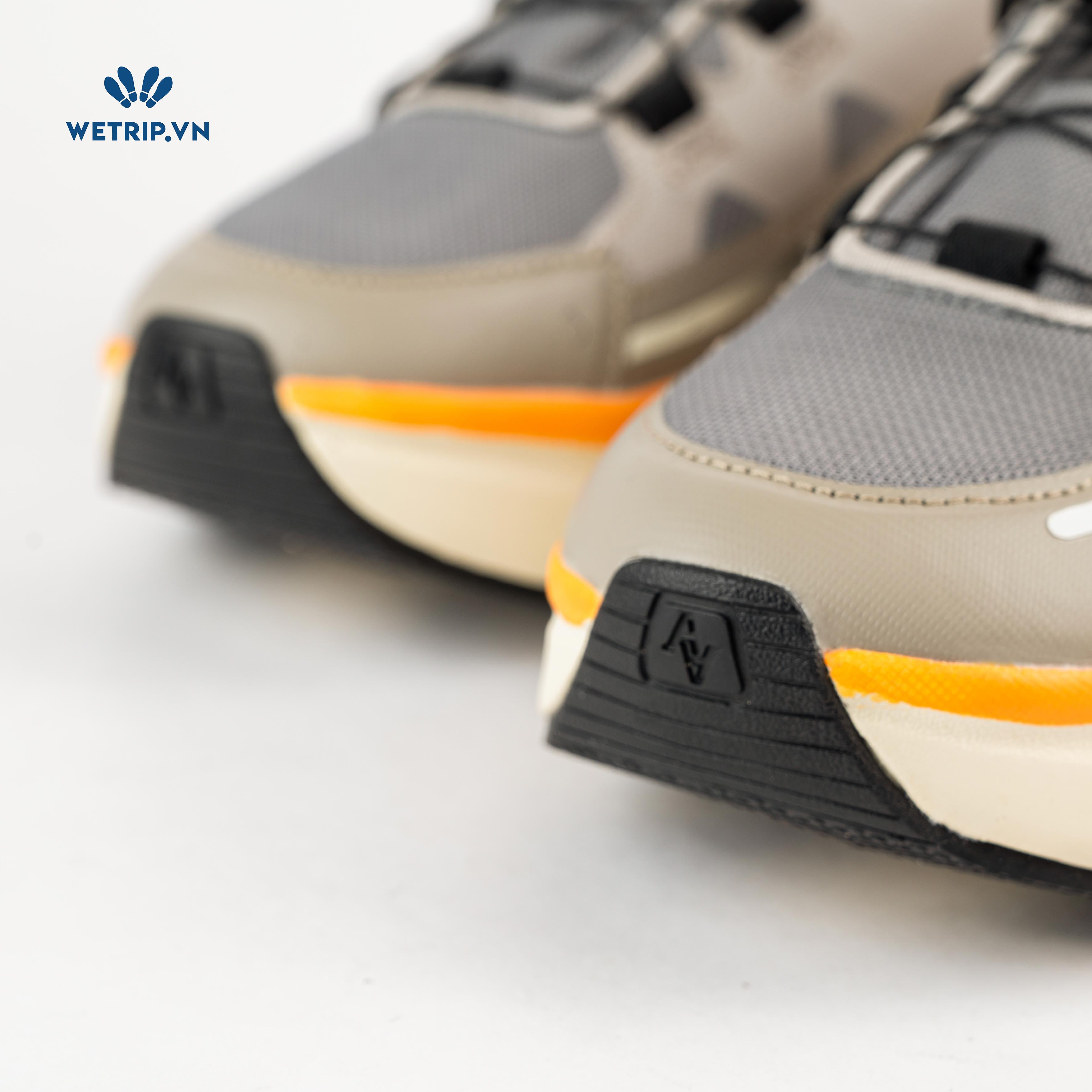 Sneakers Akiii Classic (Xám vạch vàng) Mã SN-AKCL-005-K
