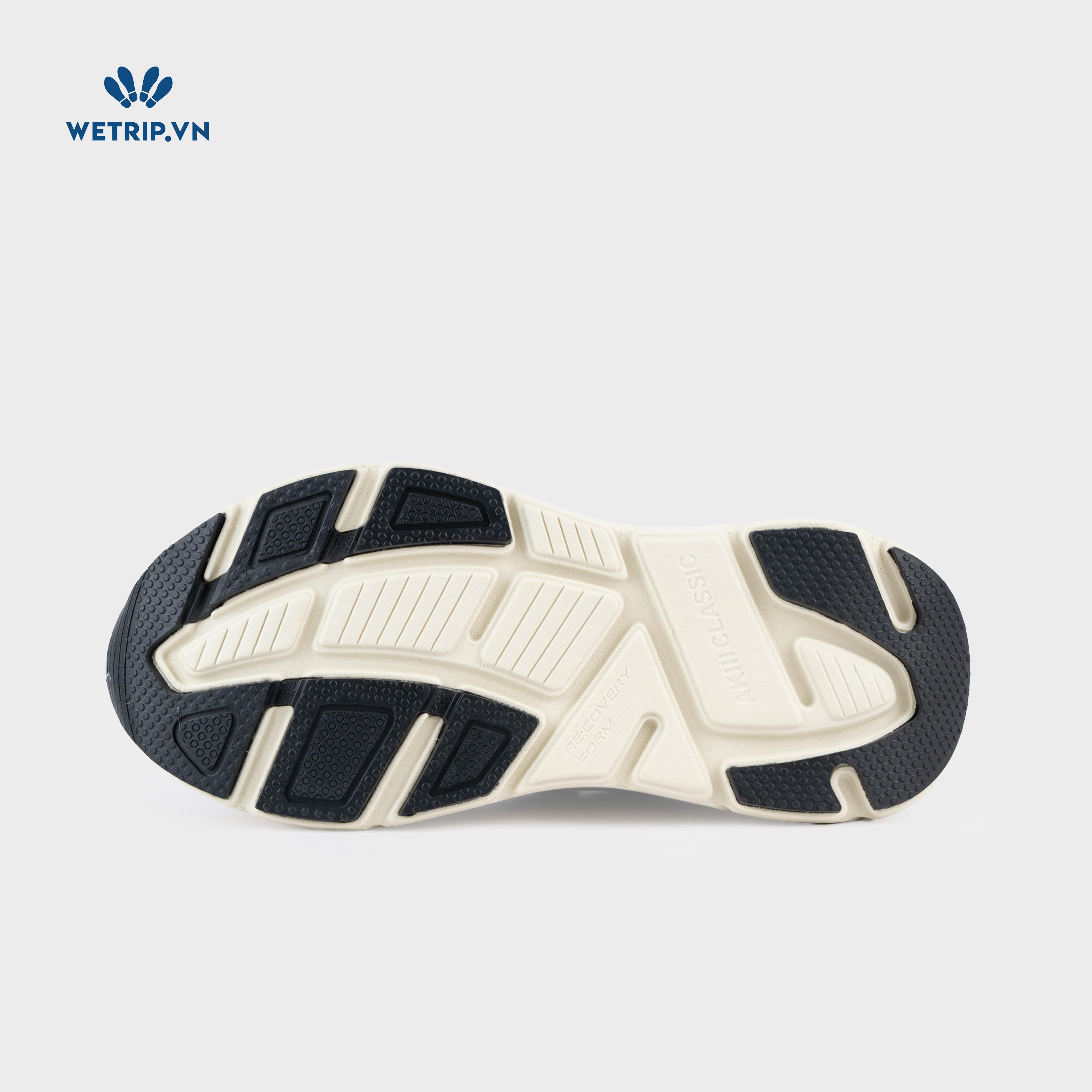 Sneakers Akiii Classic (Xám vạch vàng) Mã SN-AKCL-005-K