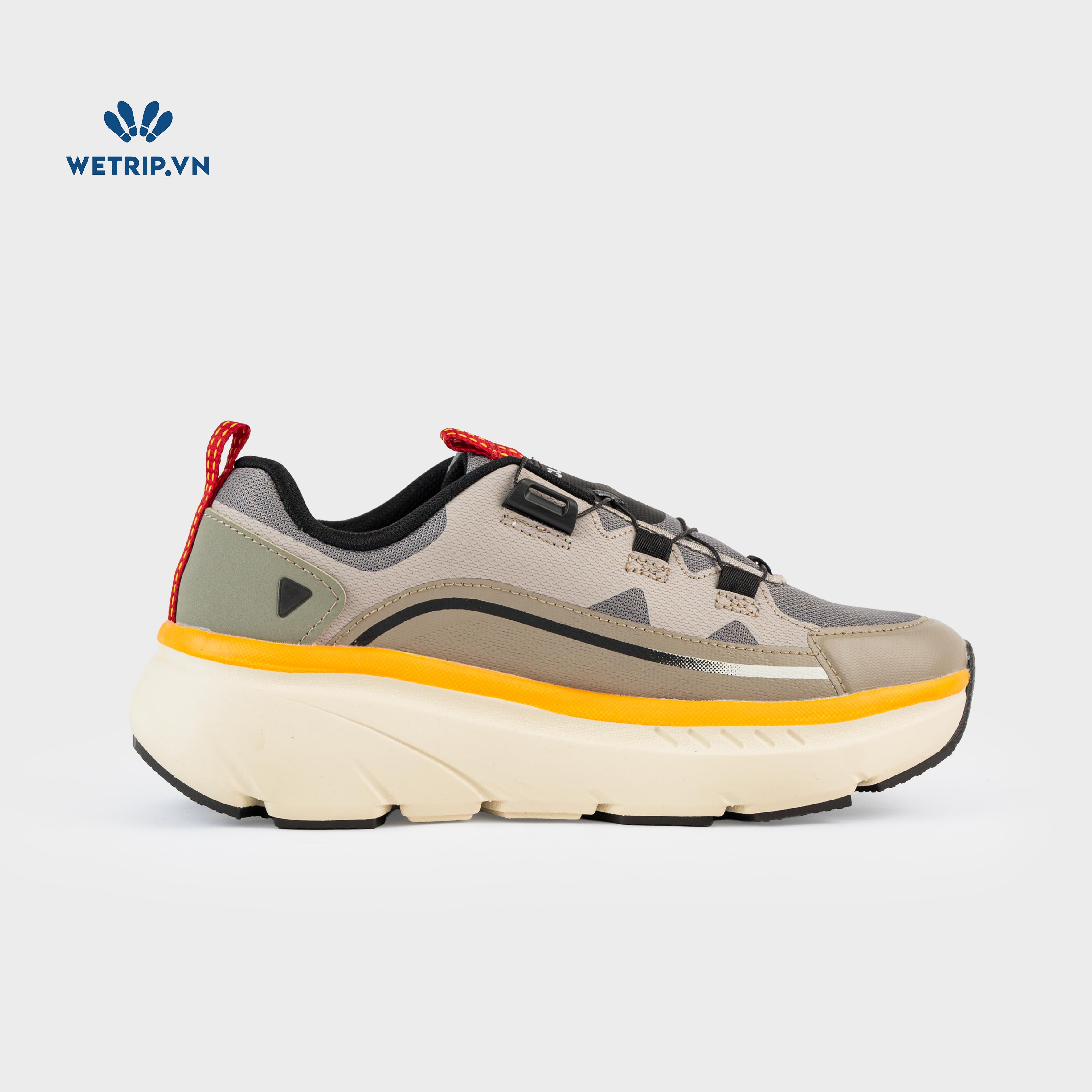 Sneakers Akiii Classic (Xám vạch vàng) Mã SN-AKCL-005-K