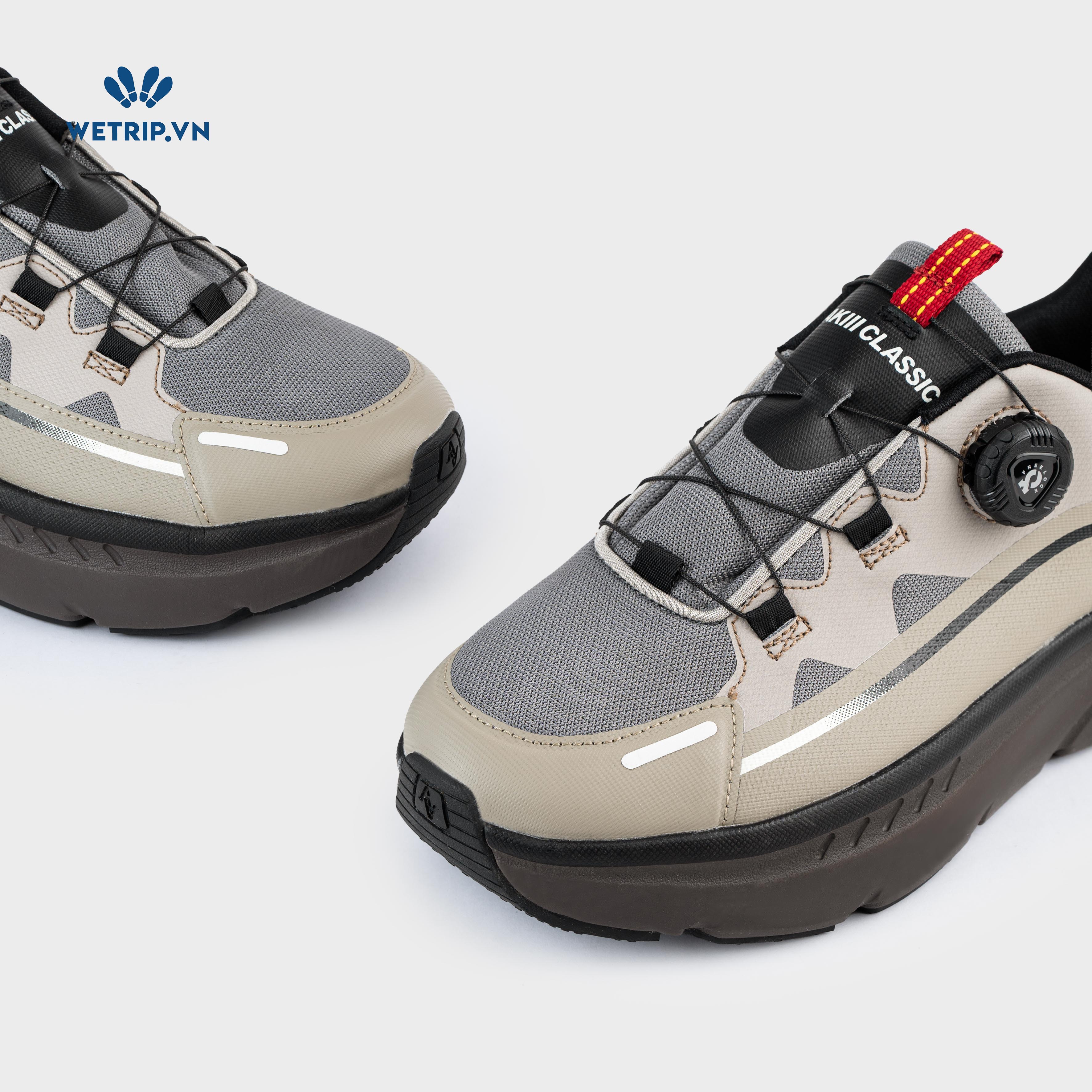 Sneakers Akiii Classic (Xanh nhạt đế nâu) Mã SN-AKCL-005-N
