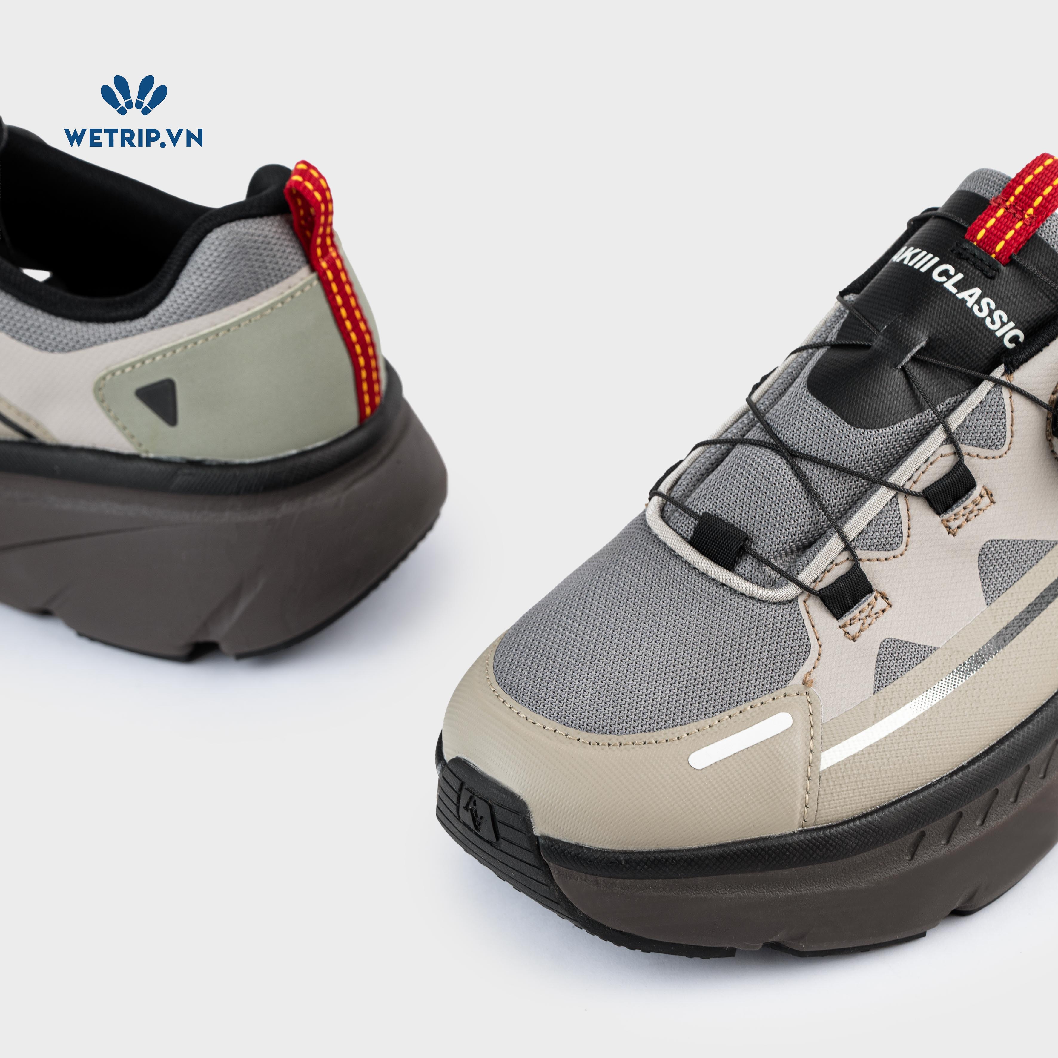 Sneakers Akiii Classic (Xanh nhạt đế nâu) Mã SN-AKCL-005-N