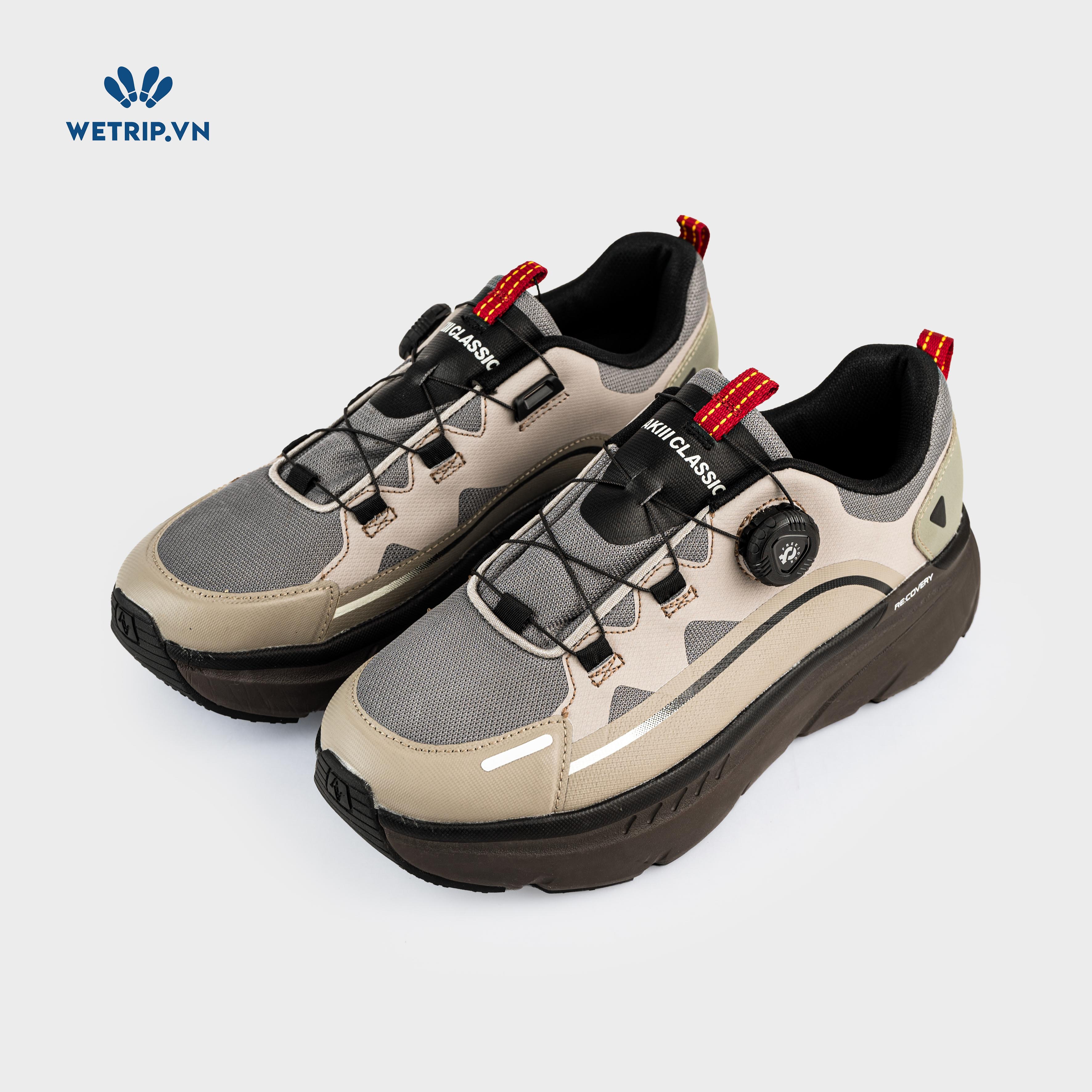 Sneakers Akiii Classic (Xanh nhạt đế nâu) Mã SN-AKCL-005-N