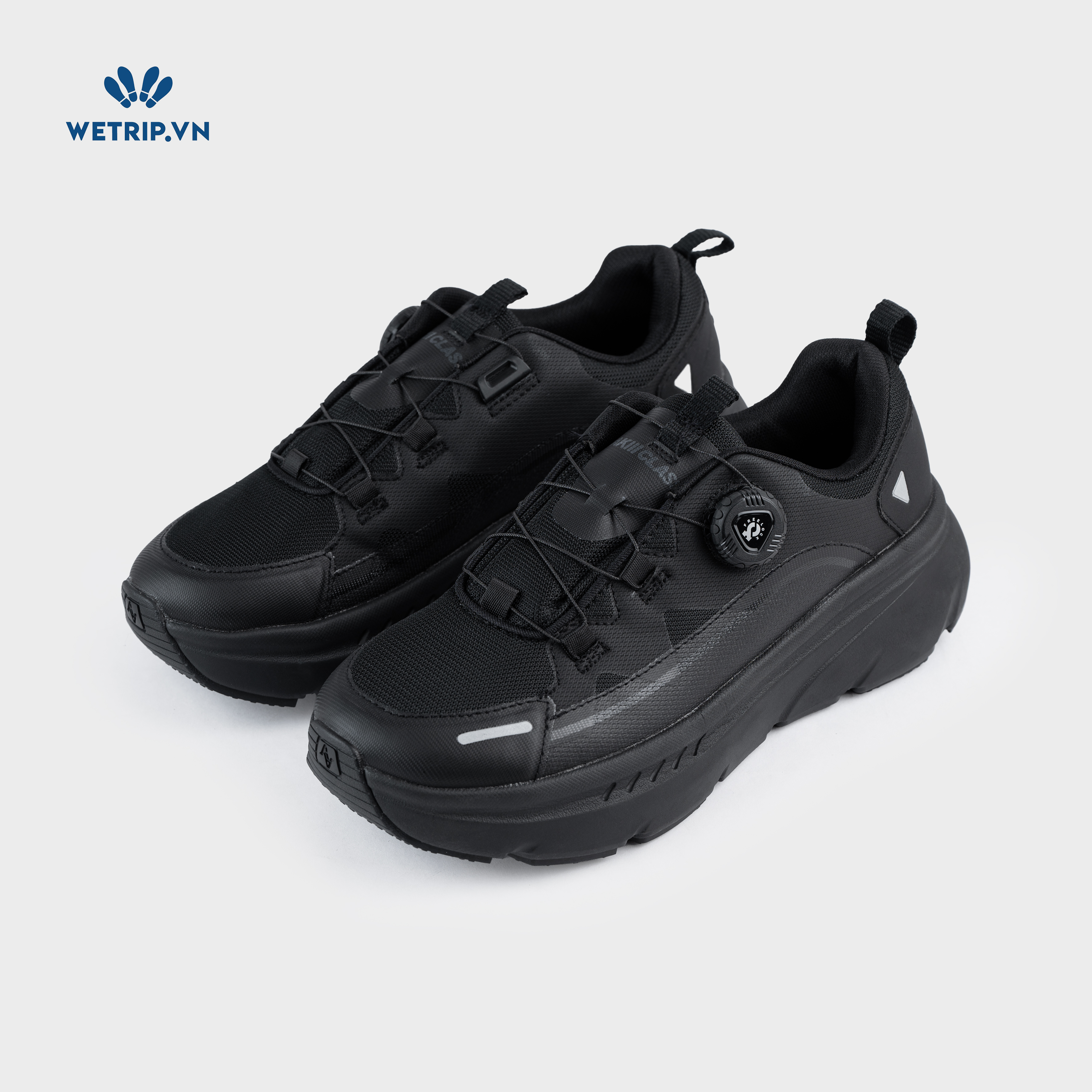Sneakers Akiii Classic (unisex) Mã -005-B (Đen)