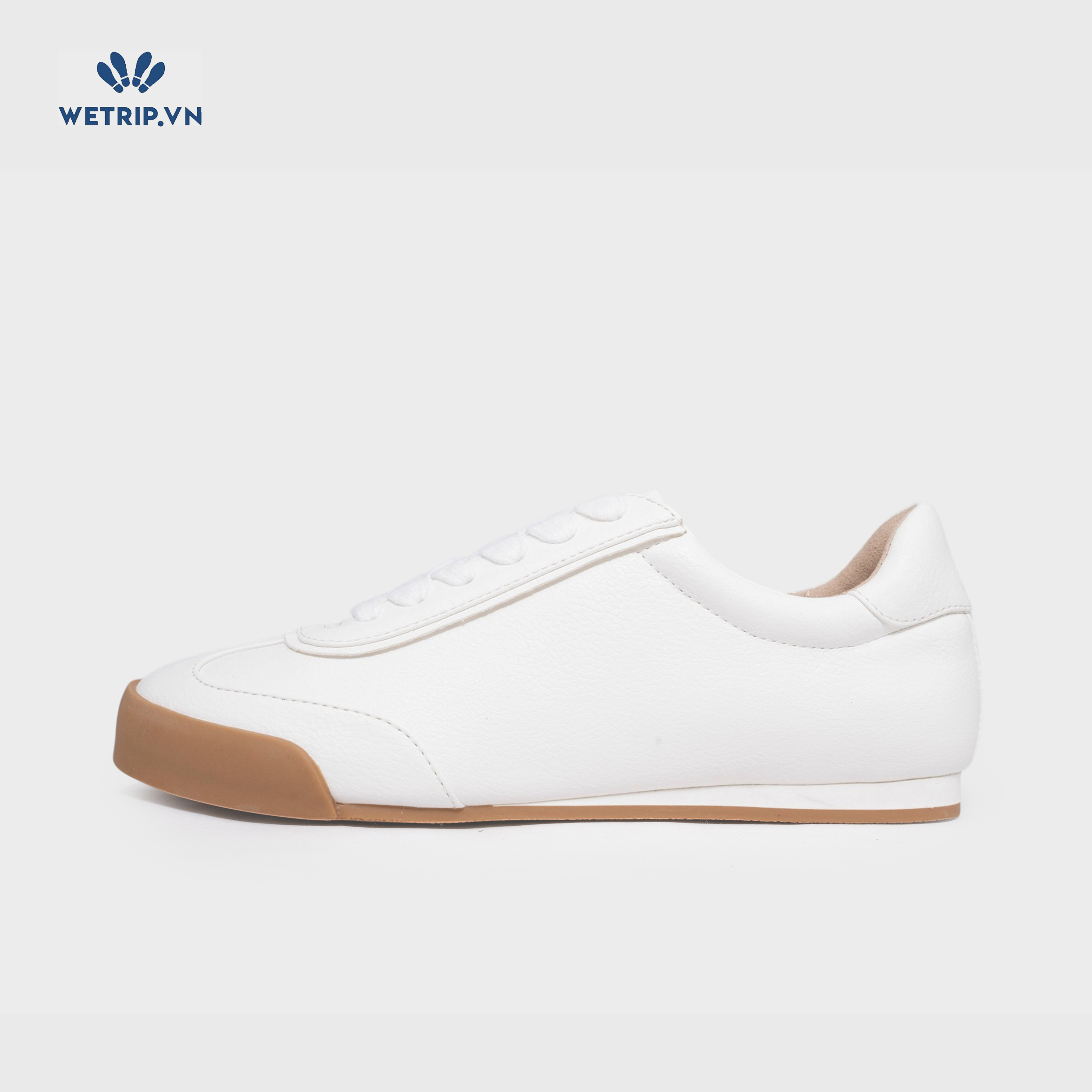 Sneakers Loft (trắng đế nâu) Mã SN-LOFT-006-A