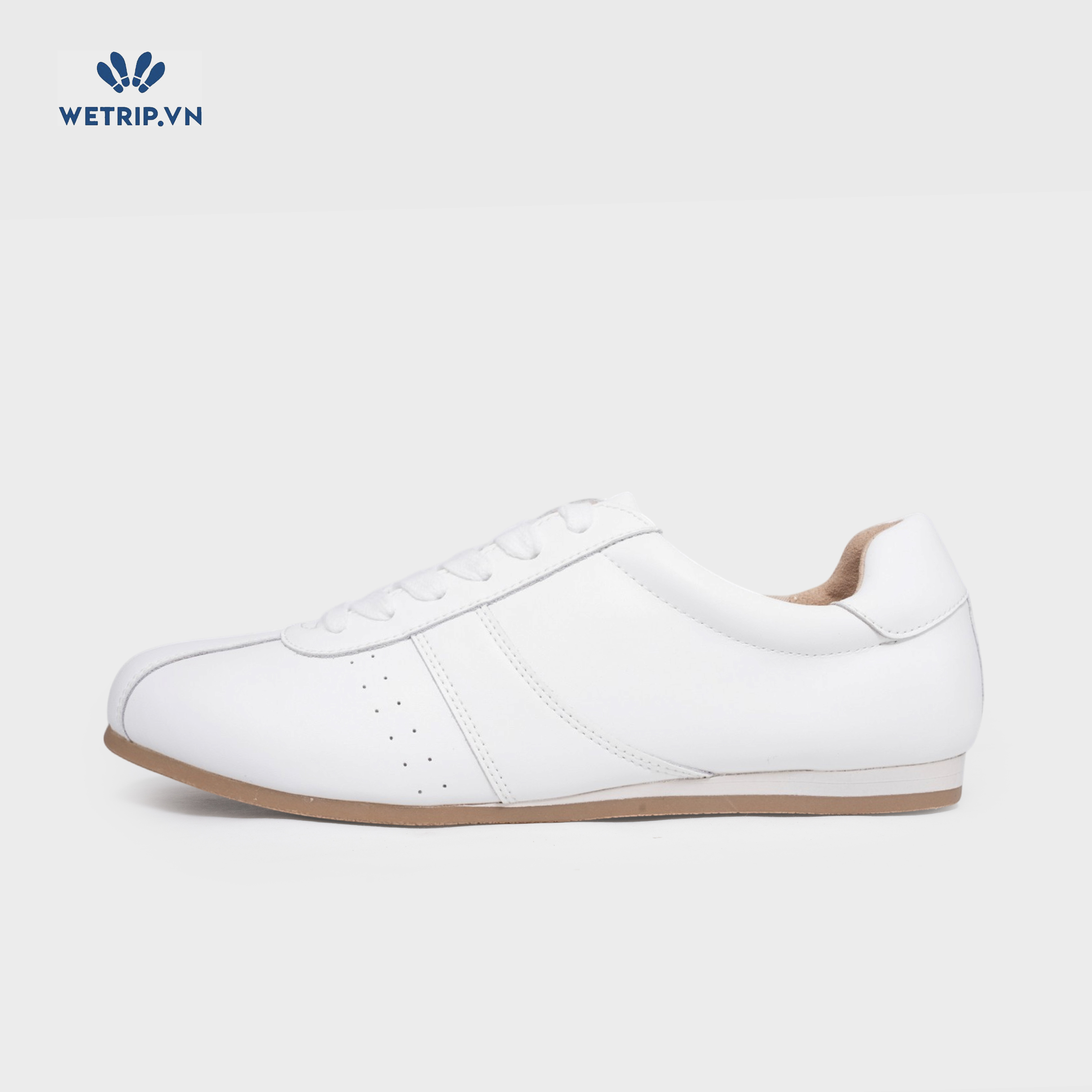 Sneakers Loft (trắng đế nâu) Mã SN-LOFT-007-A