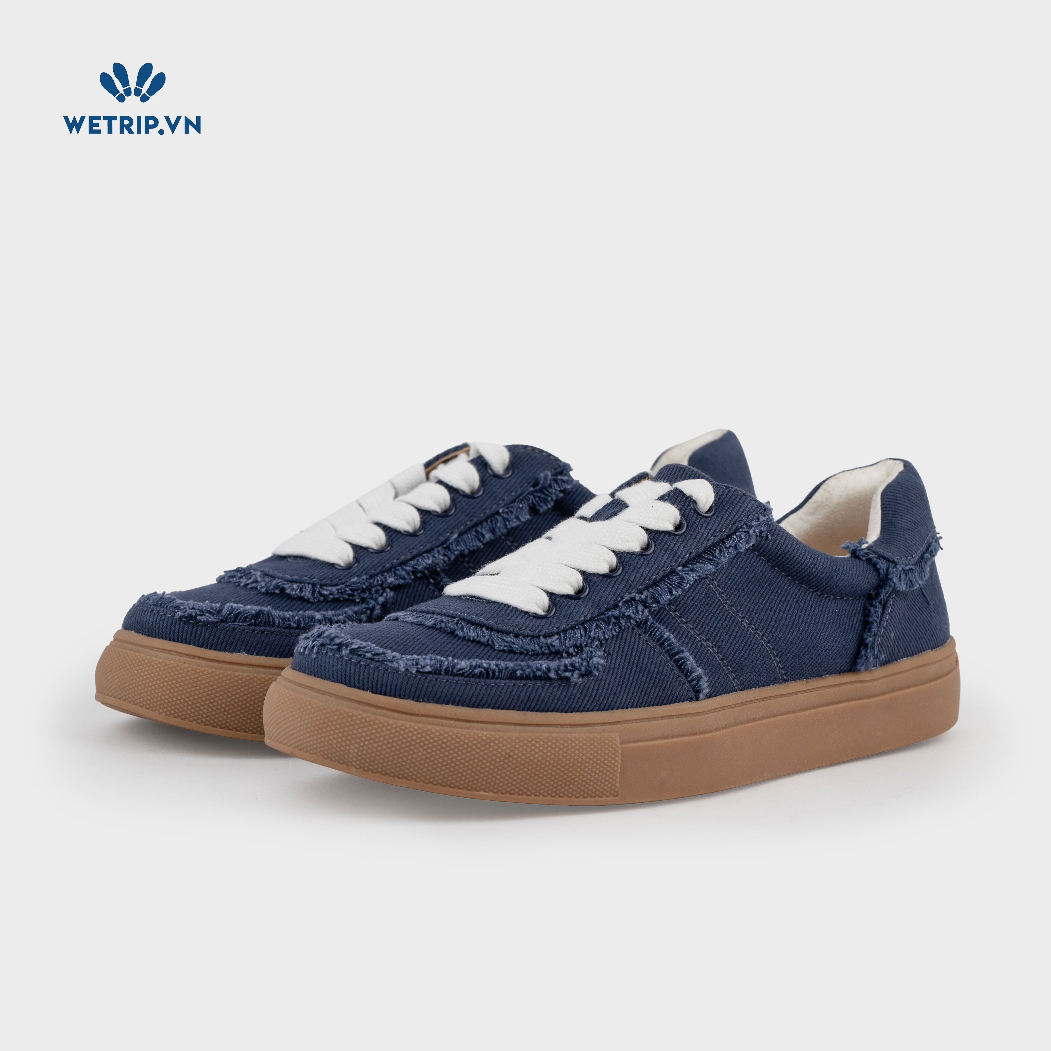 Sneakers Loft (vải bò, xanh than) Mã SN-LOFT-008-A