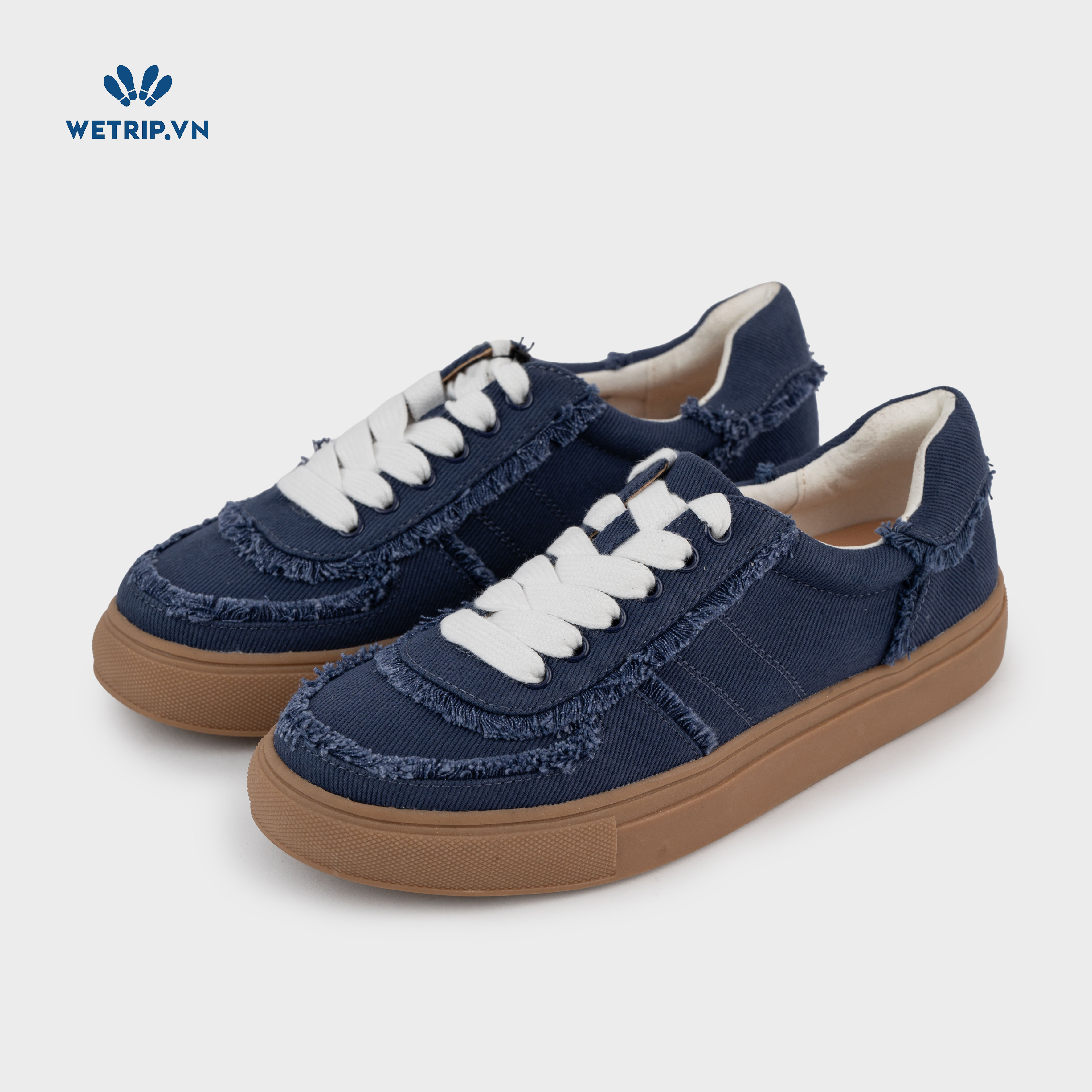 Sneakers Loft (vải bò, xanh than) Mã SN-LOFT-008-A