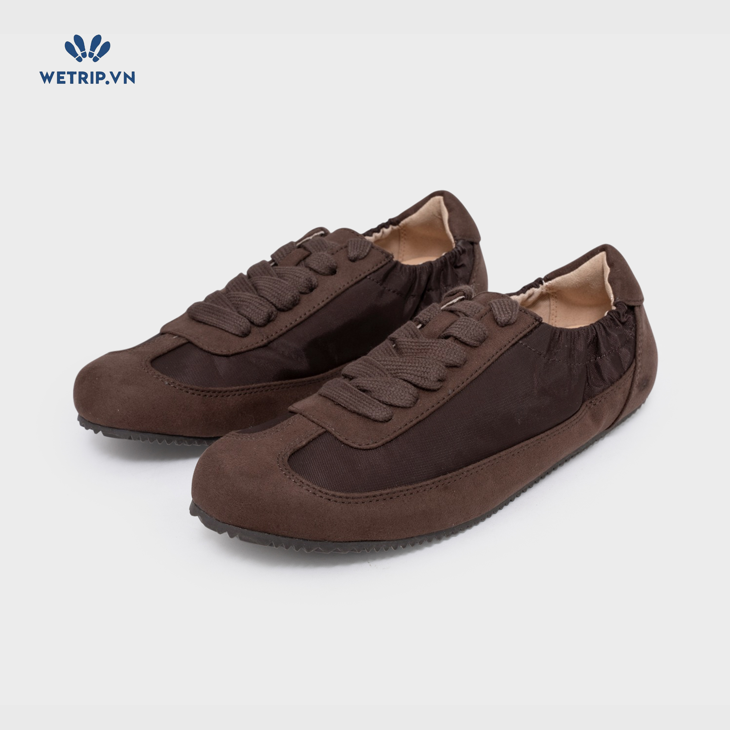Sneakers Loft (vải, nâu đậm) Mã SN-LOFT-004-B