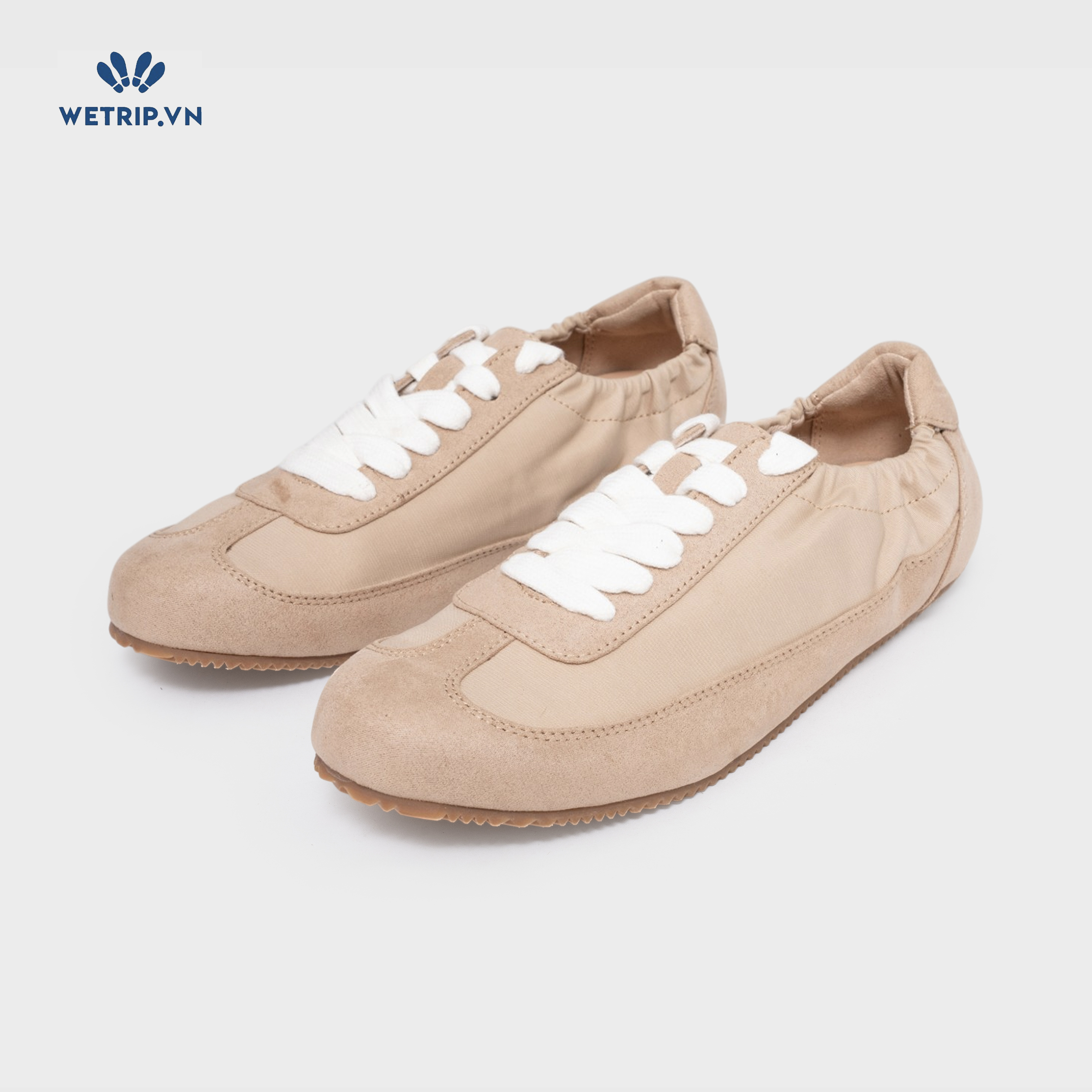 Sneakers Loft (vải, nâu nhạt) Mã SN-LOFT-004-A
