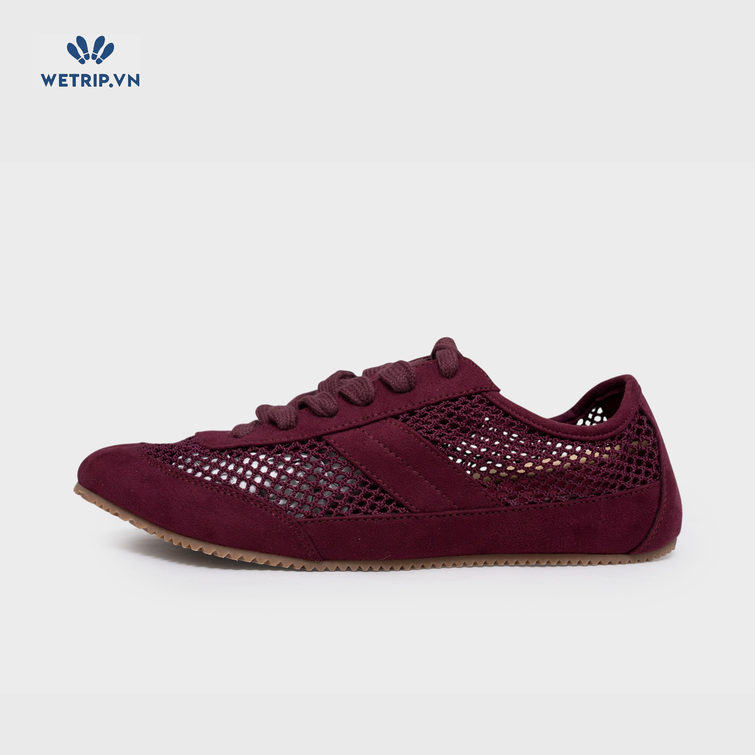 Sneakers Loft (vải phối lưới, đỏ) Mã SN-LOFT-003-C