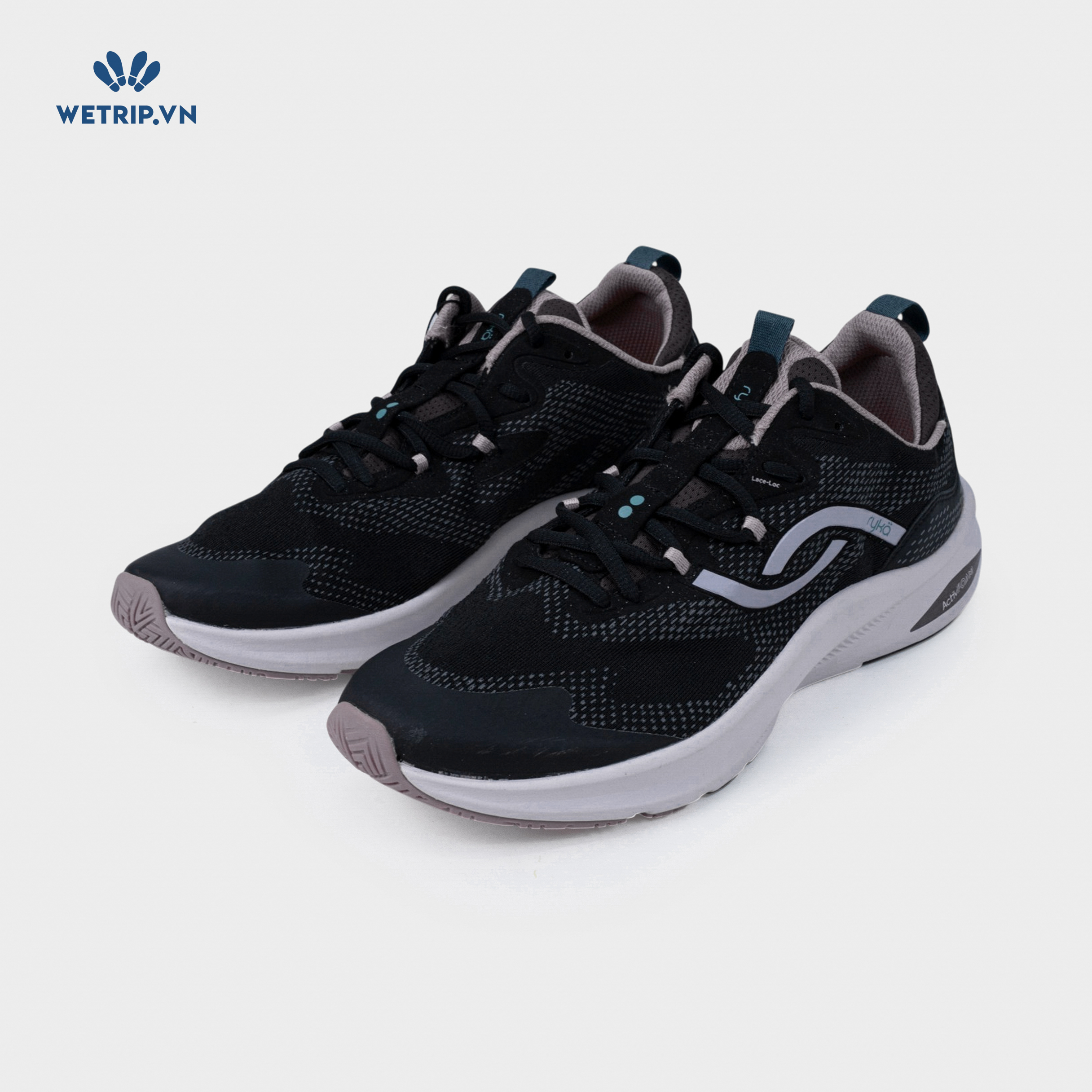 Sneakers RYKA (Đen đế trắng) Mã SN-RYKA-033-A