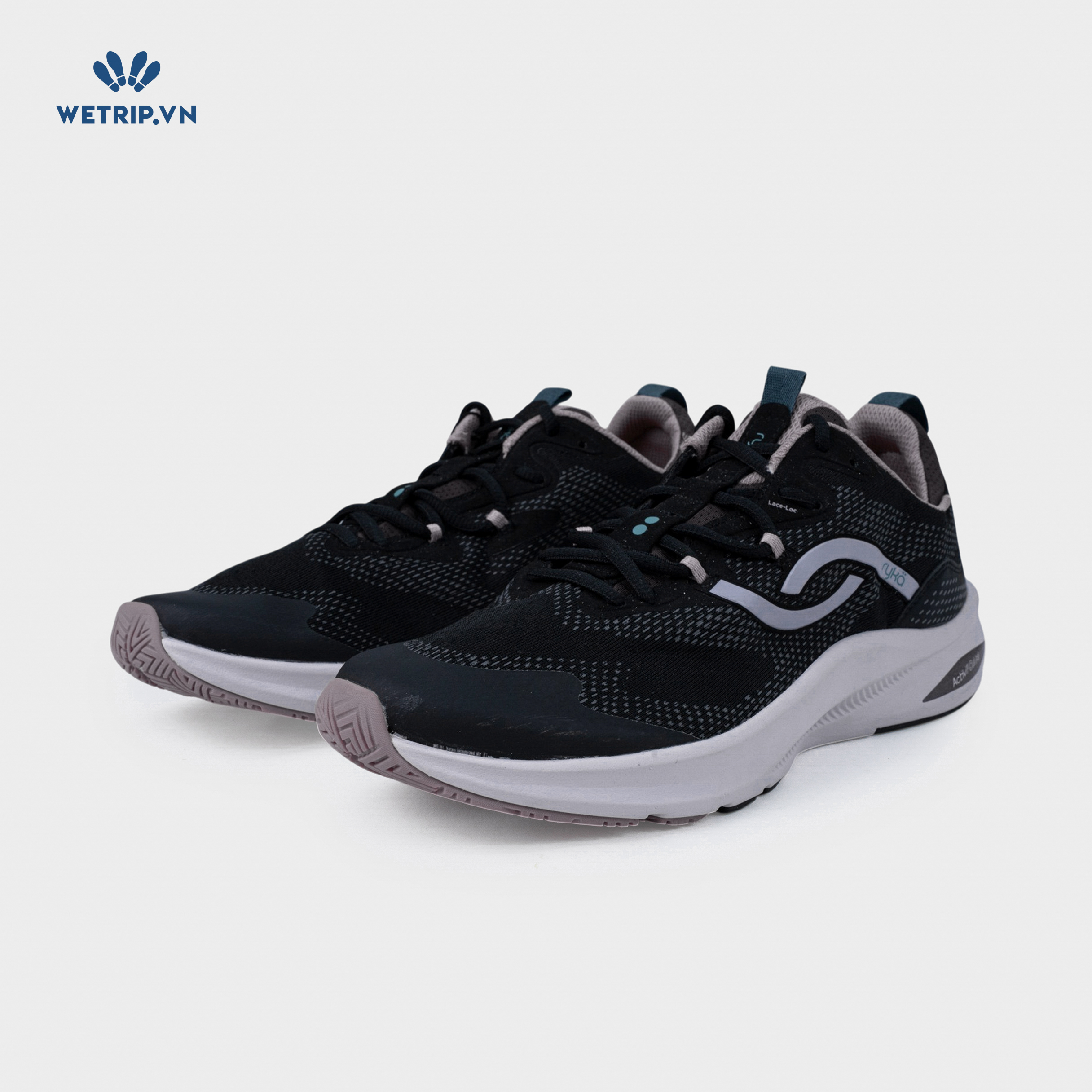 Sneakers RYKA (Đen đế trắng) Mã SN-RYKA-033-A