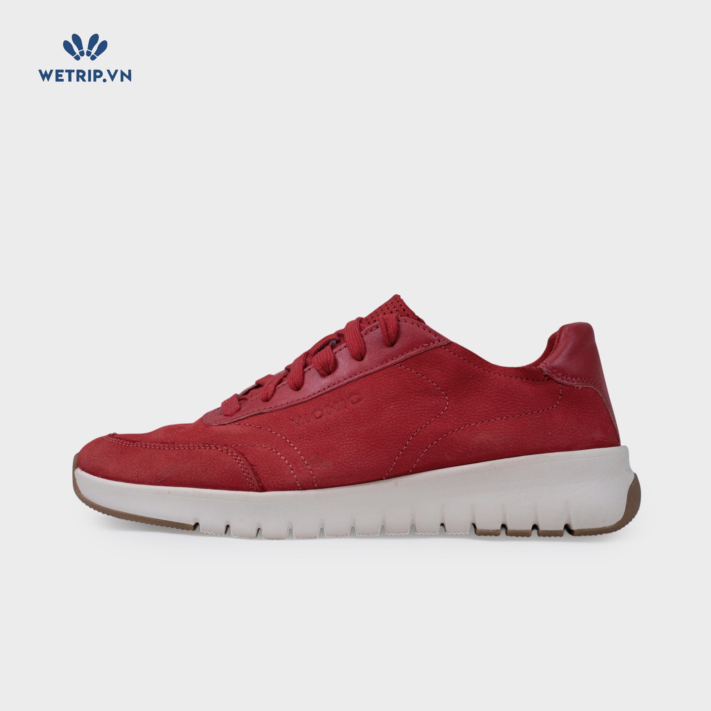 Sneakers Vionic (Da đỏ, đế trắng) Mã SN-VINIC-036-B