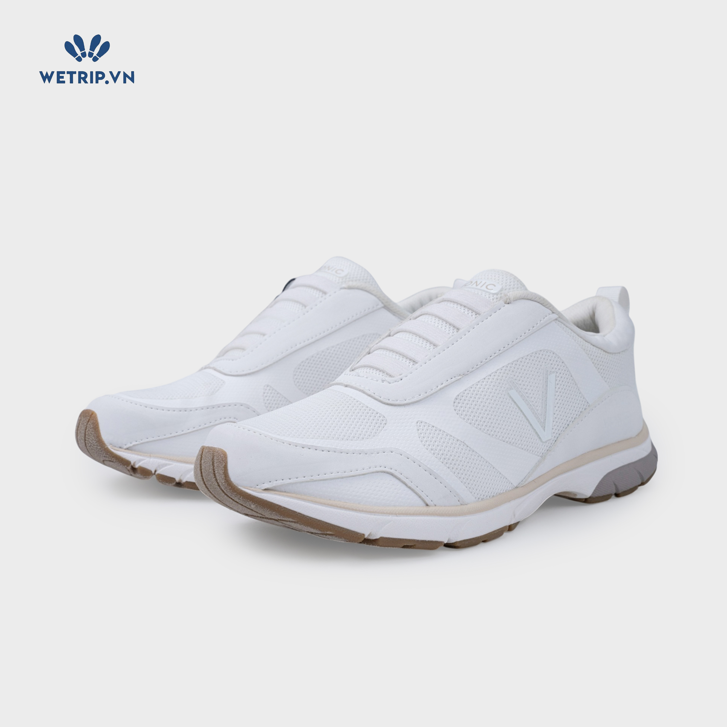 Sneakers Vionic (Da phối lưới, trắng đục) Mã SN-VINIC-035-A