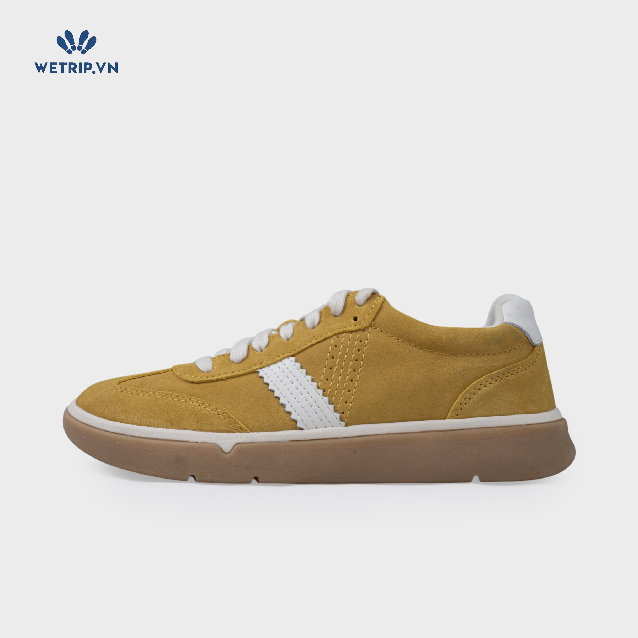 Sneakers Vionic (Da vàng, gót trắng) Mã SN-VINIC-039-C