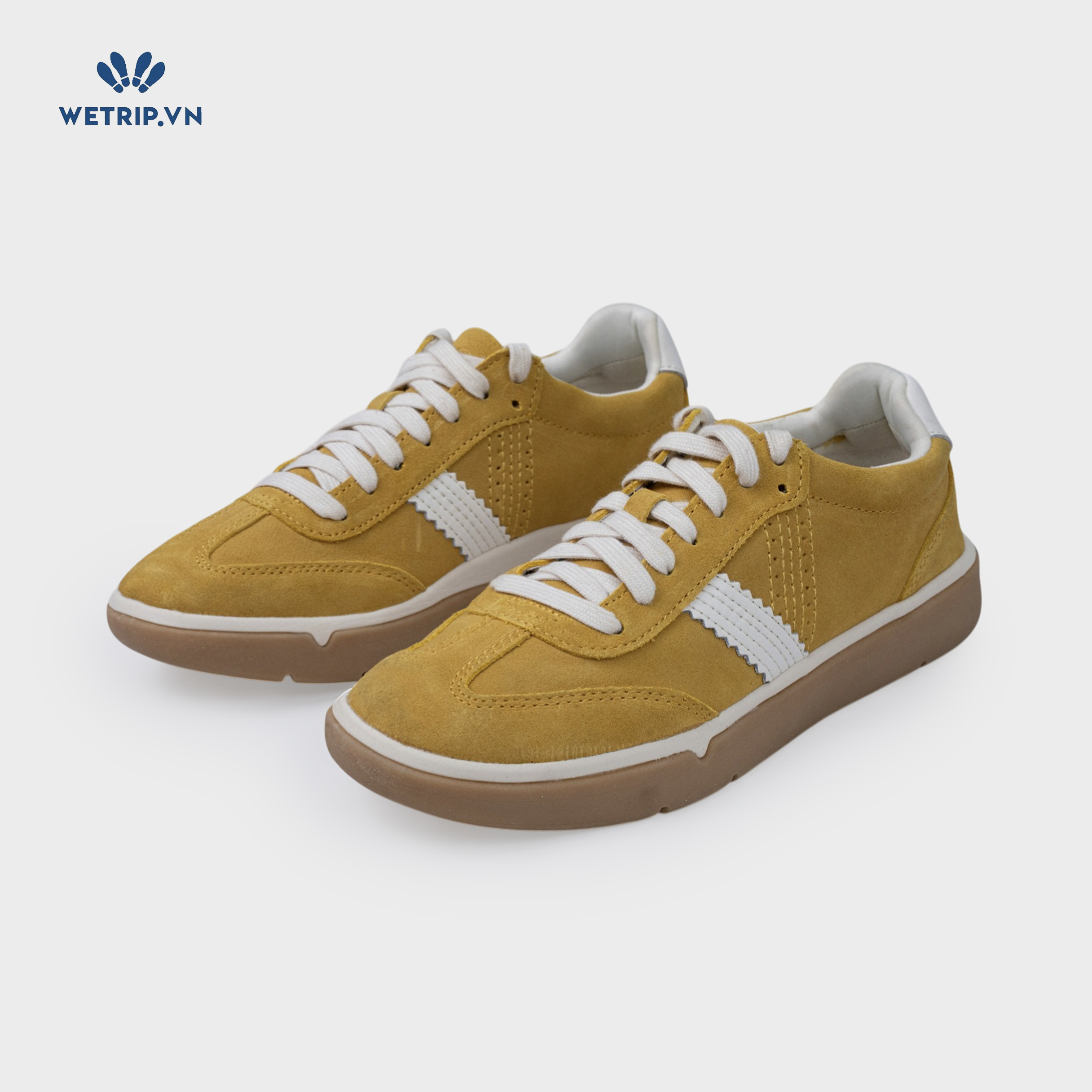 Sneakers Vionic (Da vàng, gót trắng) Mã SN-VINIC-039-C