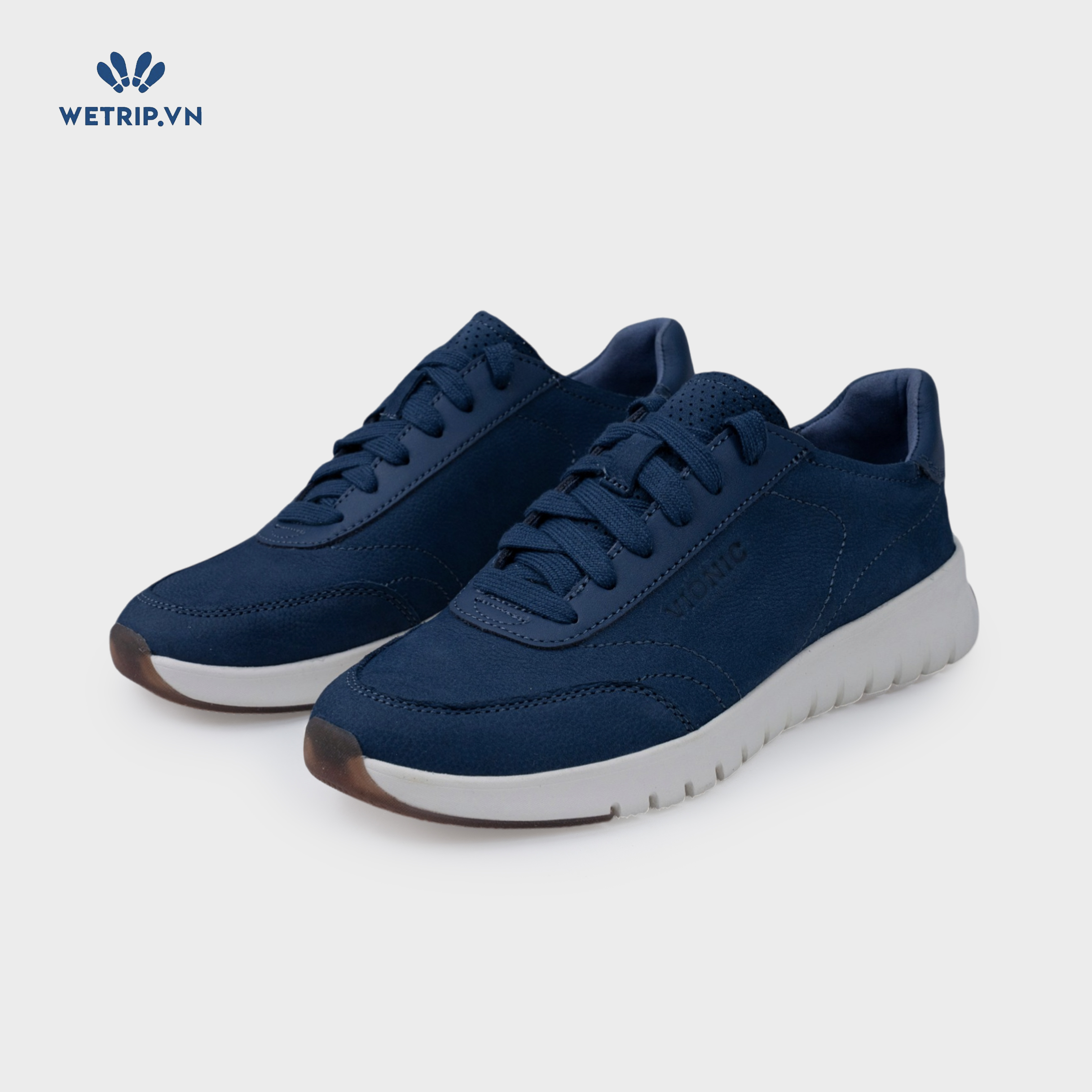 Sneakers Vionic (Da xanh than, đế trắng) Mã SN-VINIC-036-C