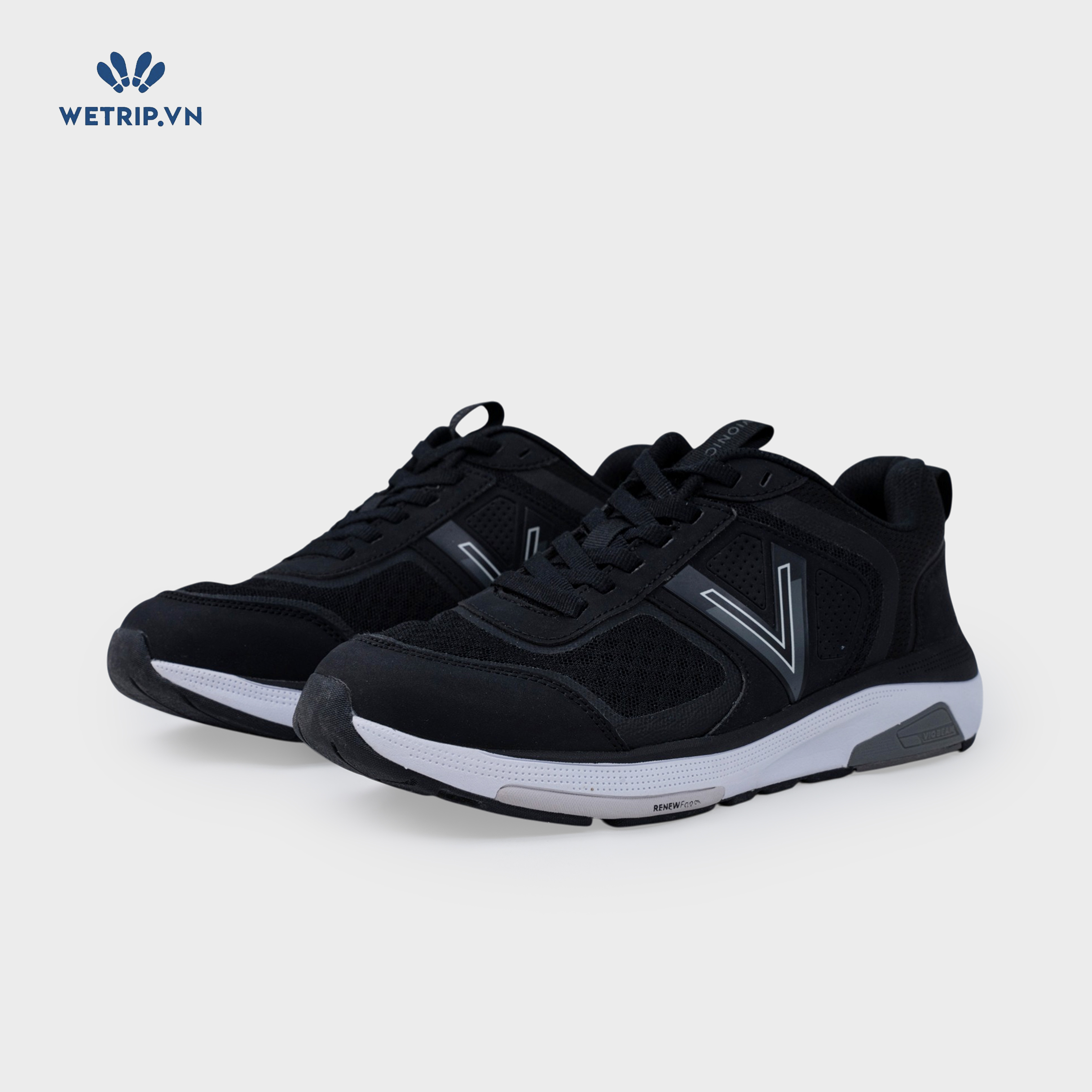 Sneakers Vionic (Đen, đế xám) Mã SN-VINIC-027-C1