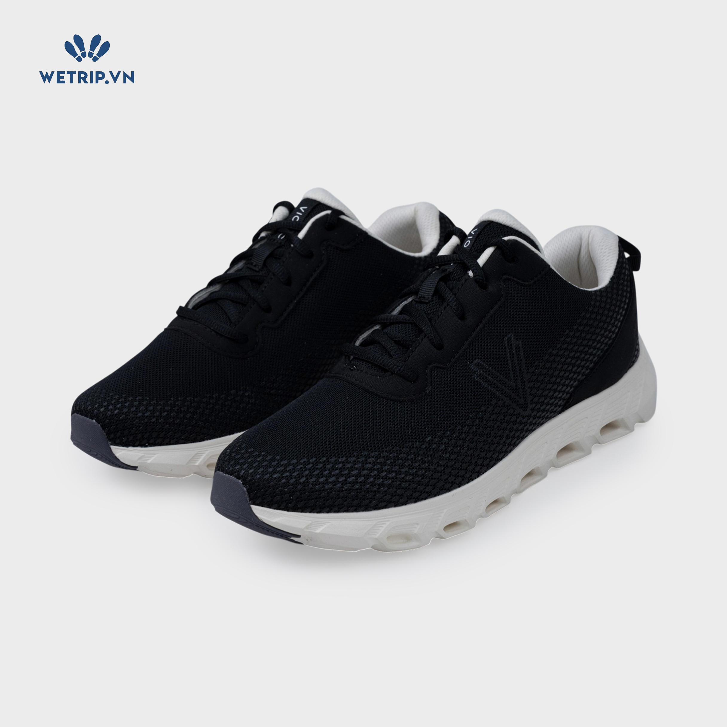Sneakers Vionic (Vải đen, đế kem) Mã SN-VINIC-038-A