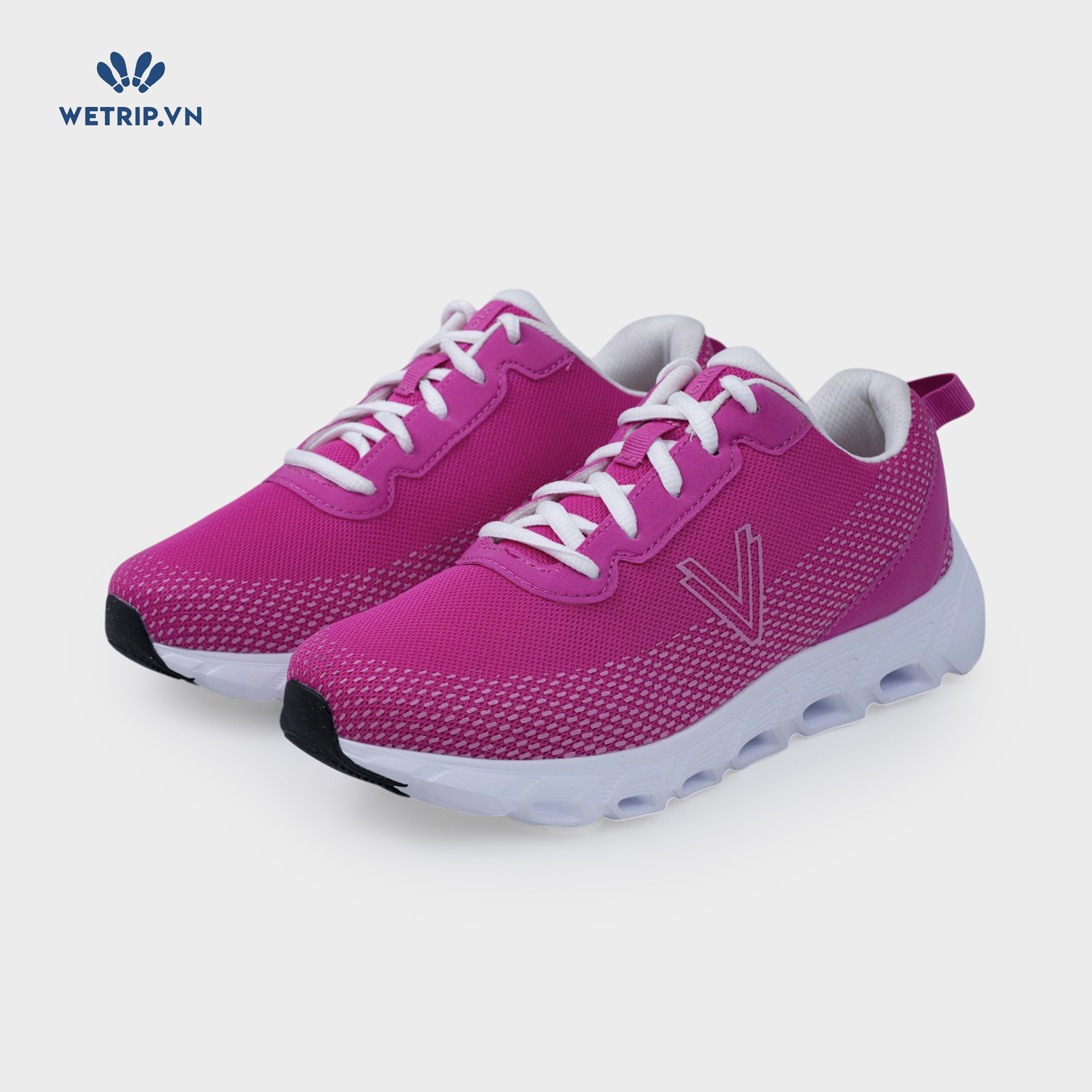 Sneakers Vionic (Vải hồng, đế trắng) Mã SN-VINIC-038-B