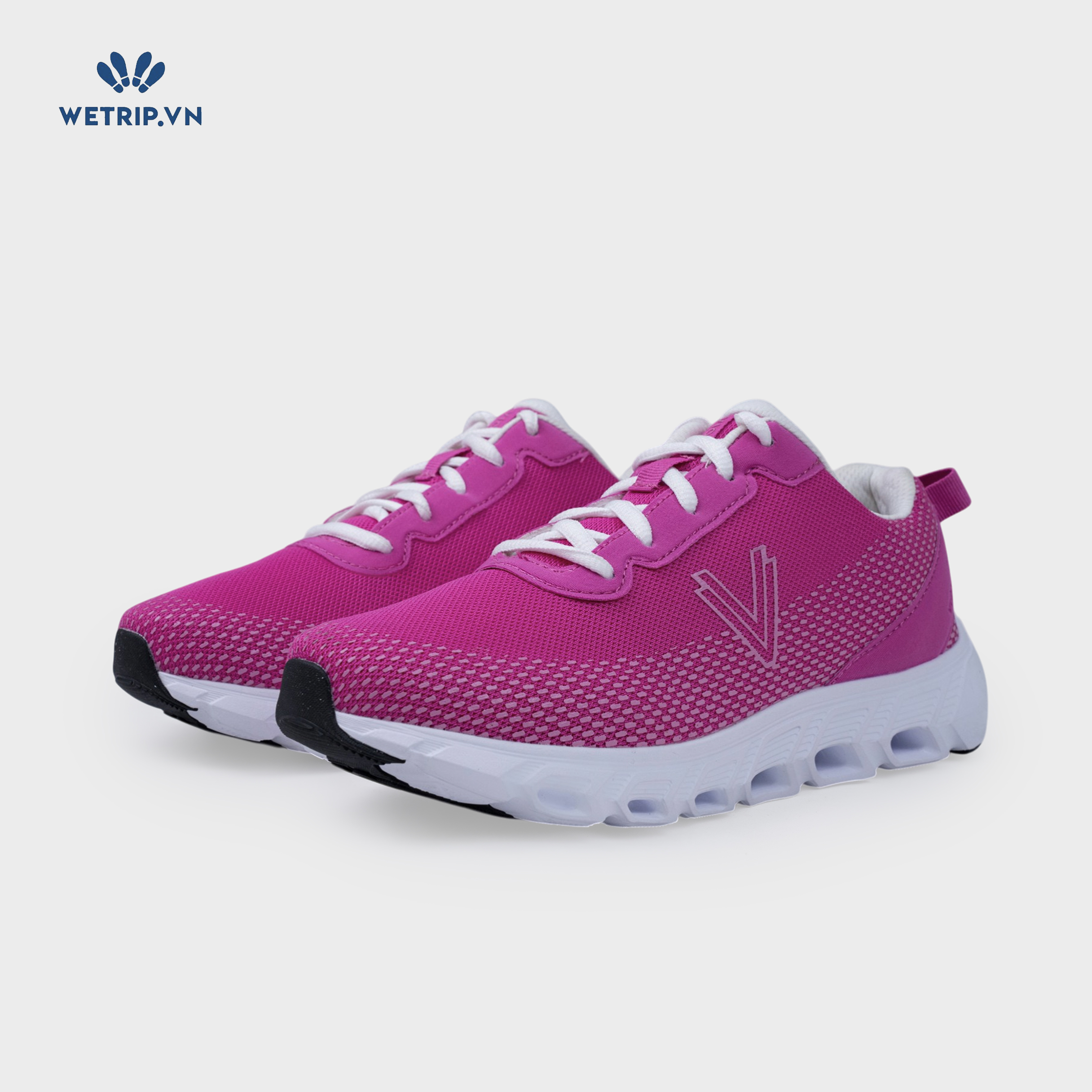 Sneakers Vionic (Vải hồng, đế trắng) Mã SN-VINIC-038-B
