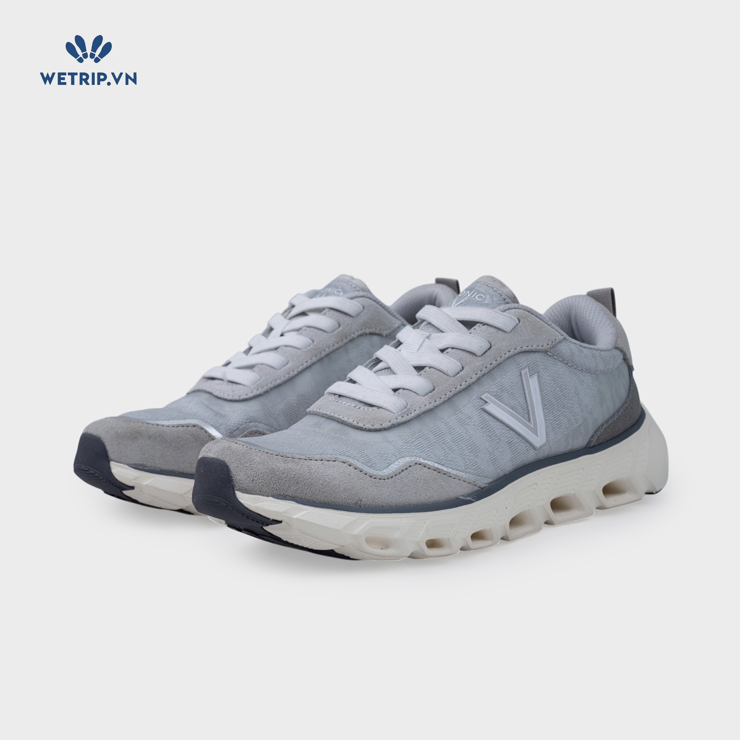 Sneakers Vionic (Xám đế kem) Mã SN-VINIC-037-A