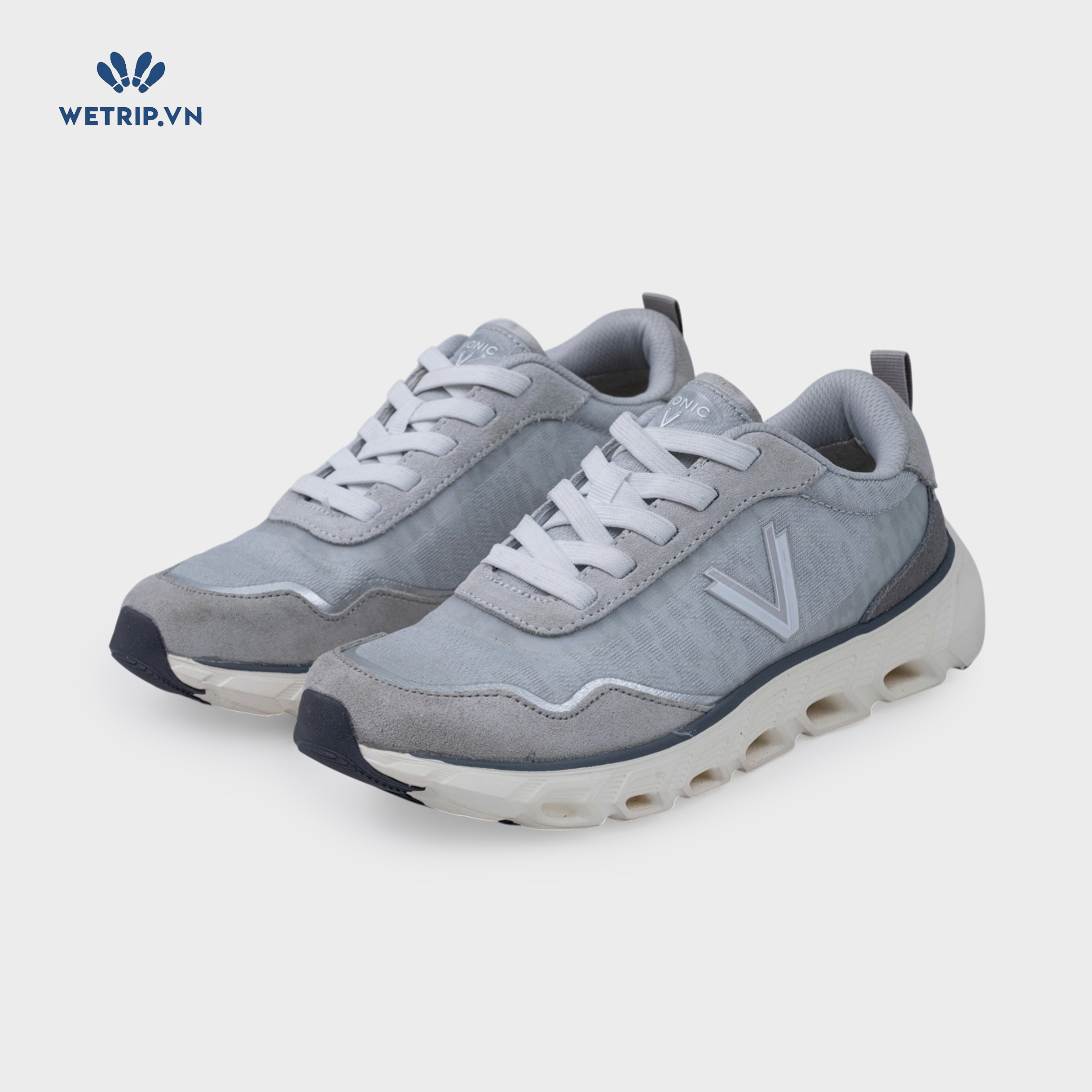 Sneakers Vionic (Xám đế kem) Mã SN-VINIC-037-A