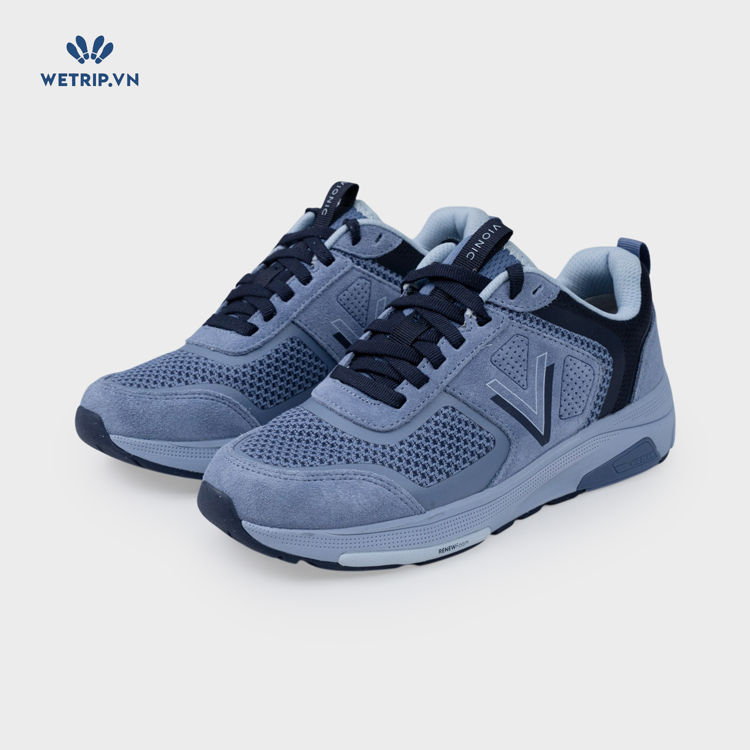 Sneakers Vionic (Xanh nhạt phối đen) Mã SN-VINIC-027-H