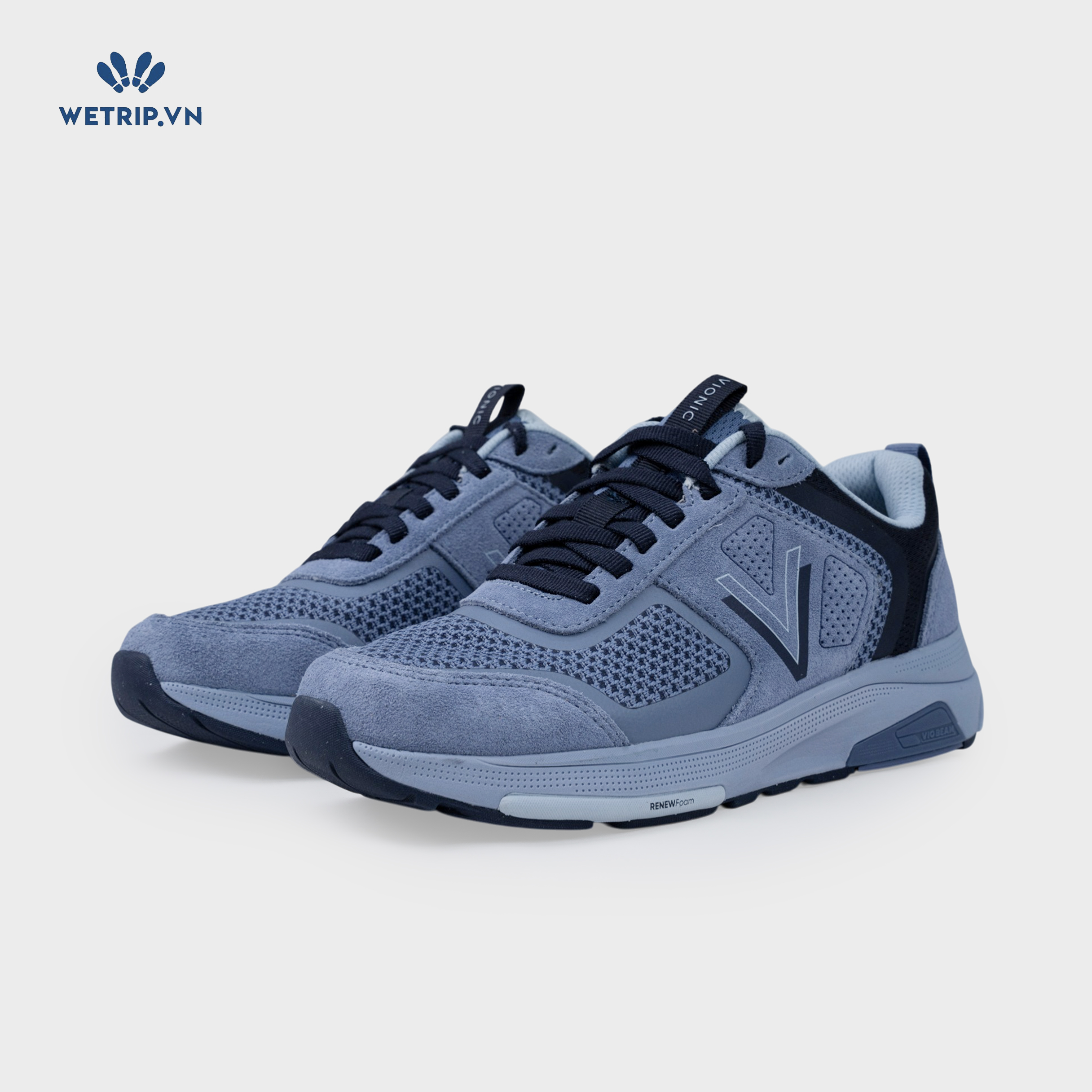 Sneakers Vionic (Xanh nhạt phối đen) Mã SN-VINIC-027-H