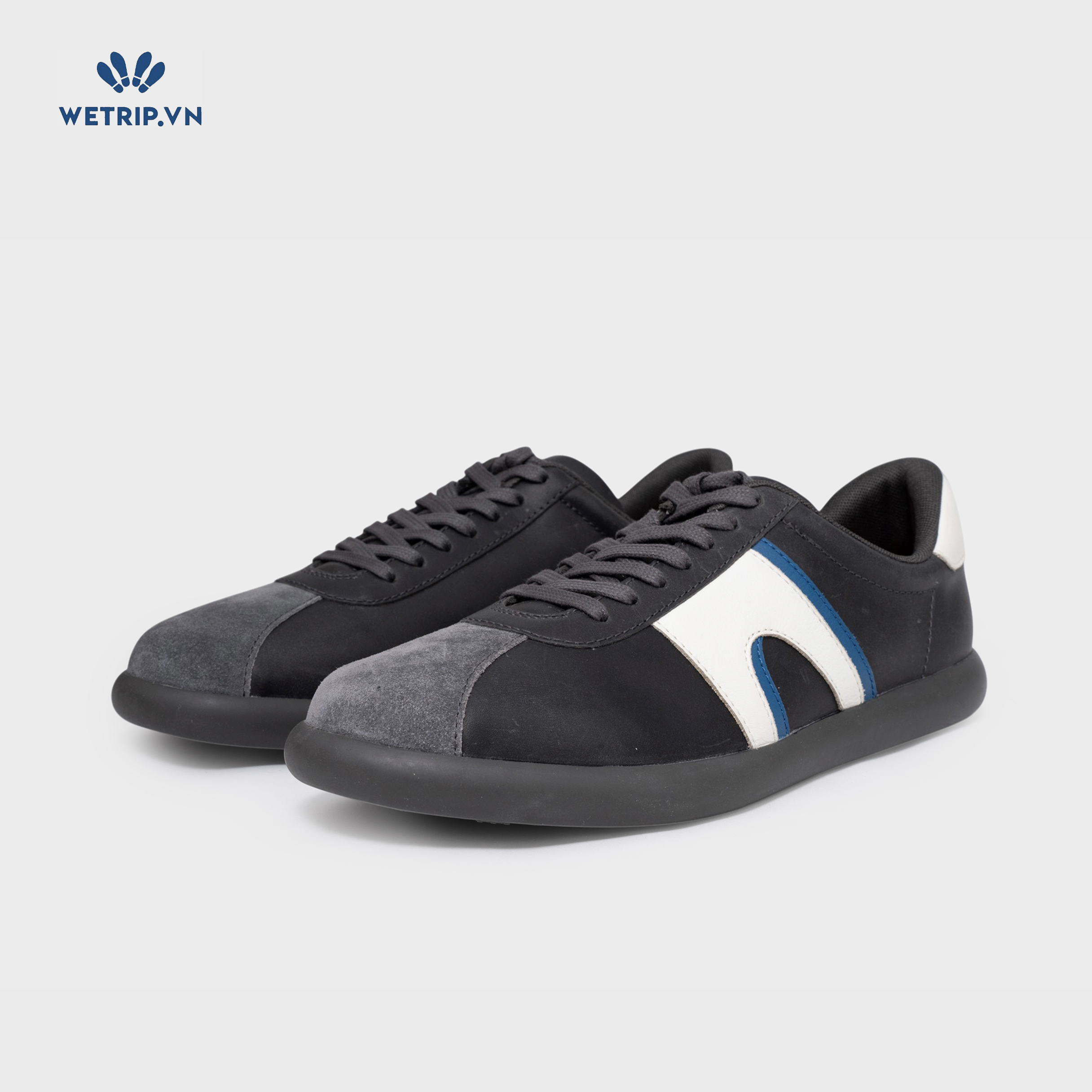 Sneakers We_Camper (đen gót trắng) (Mã) SN-CP-181-A