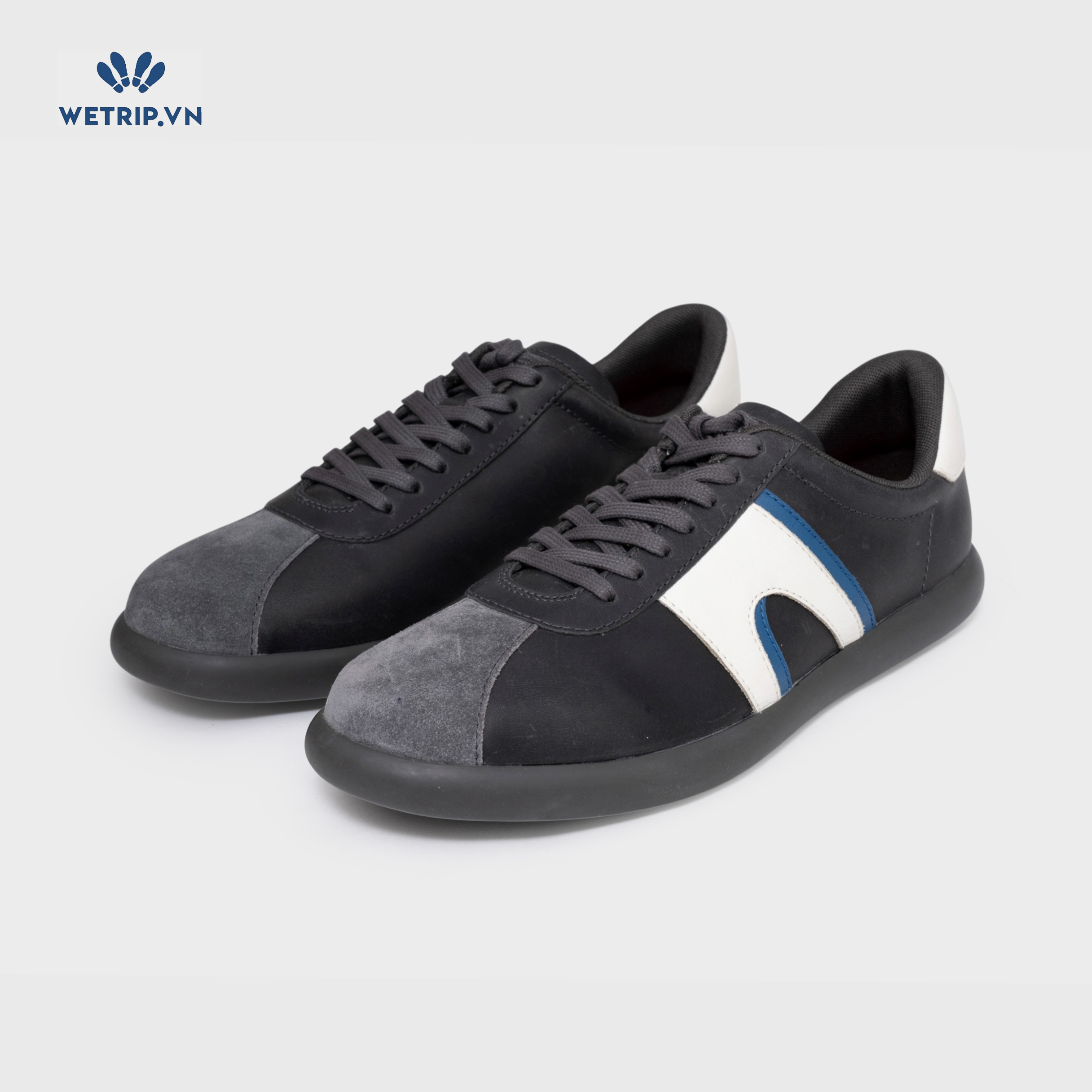 Sneakers We_Camper (đen gót trắng) (Mã) SN-CP-181-A