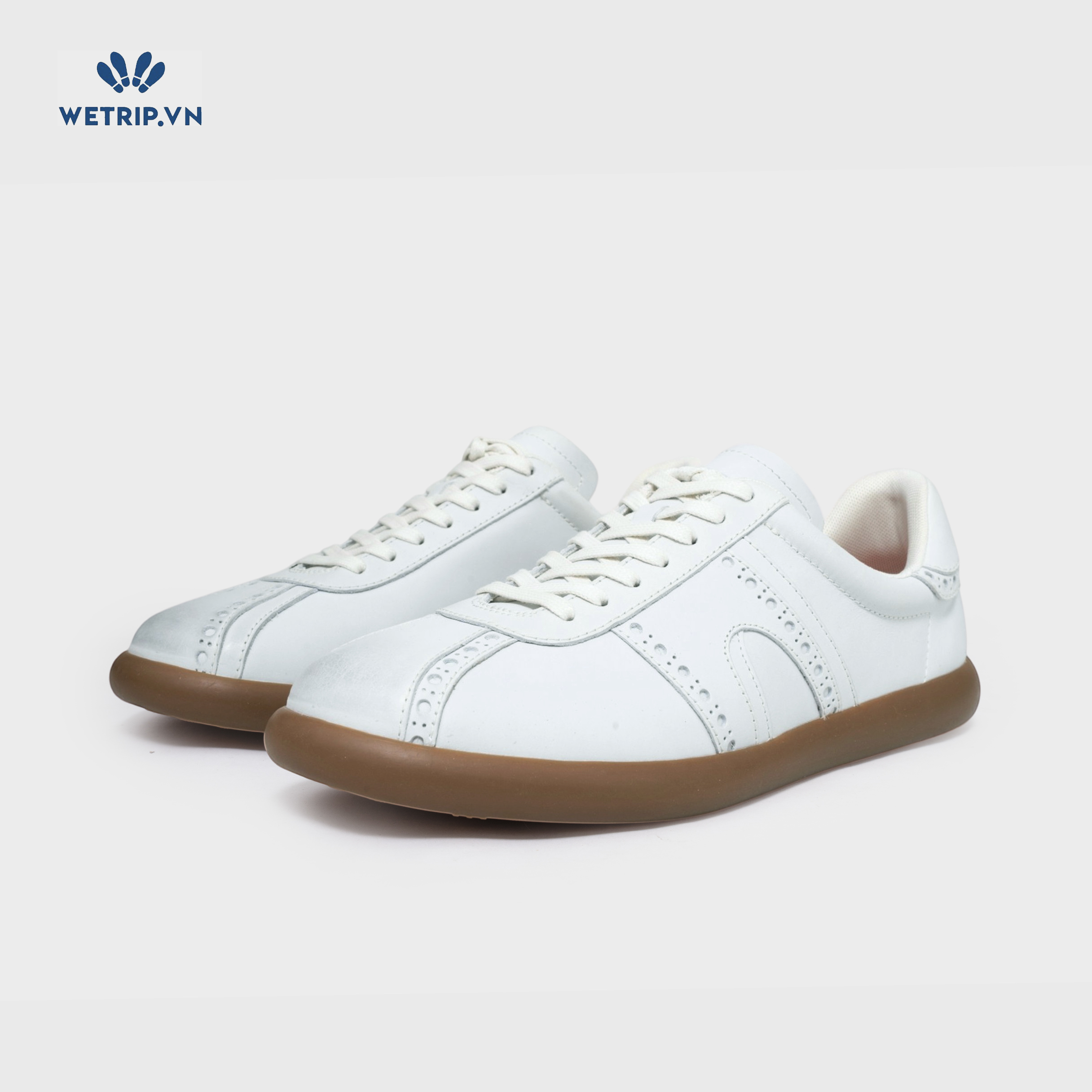 Sneakers We_Camper (xanh nhạt, đế nâu) (Mã) SN-CP-177-A