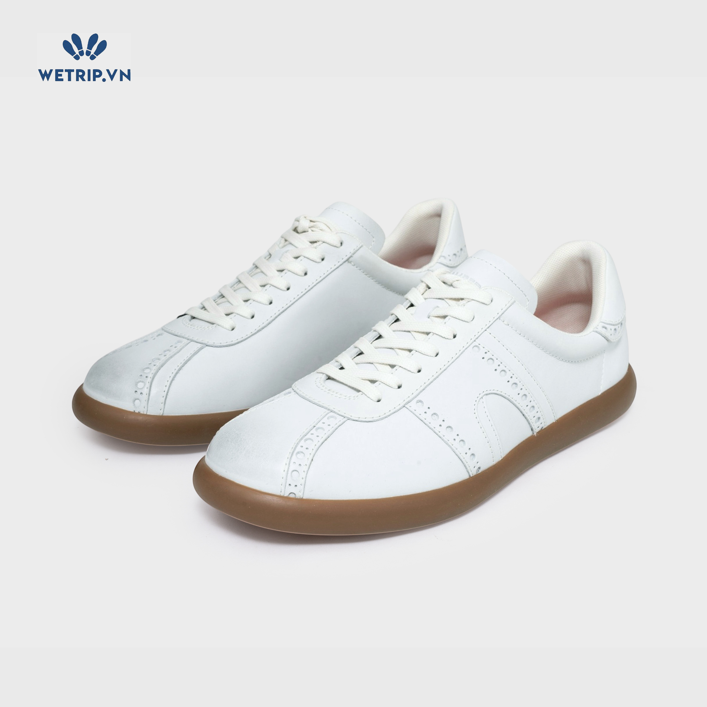Sneakers We_Camper (xanh nhạt, đế nâu) (Mã) SN-CP-177-A
